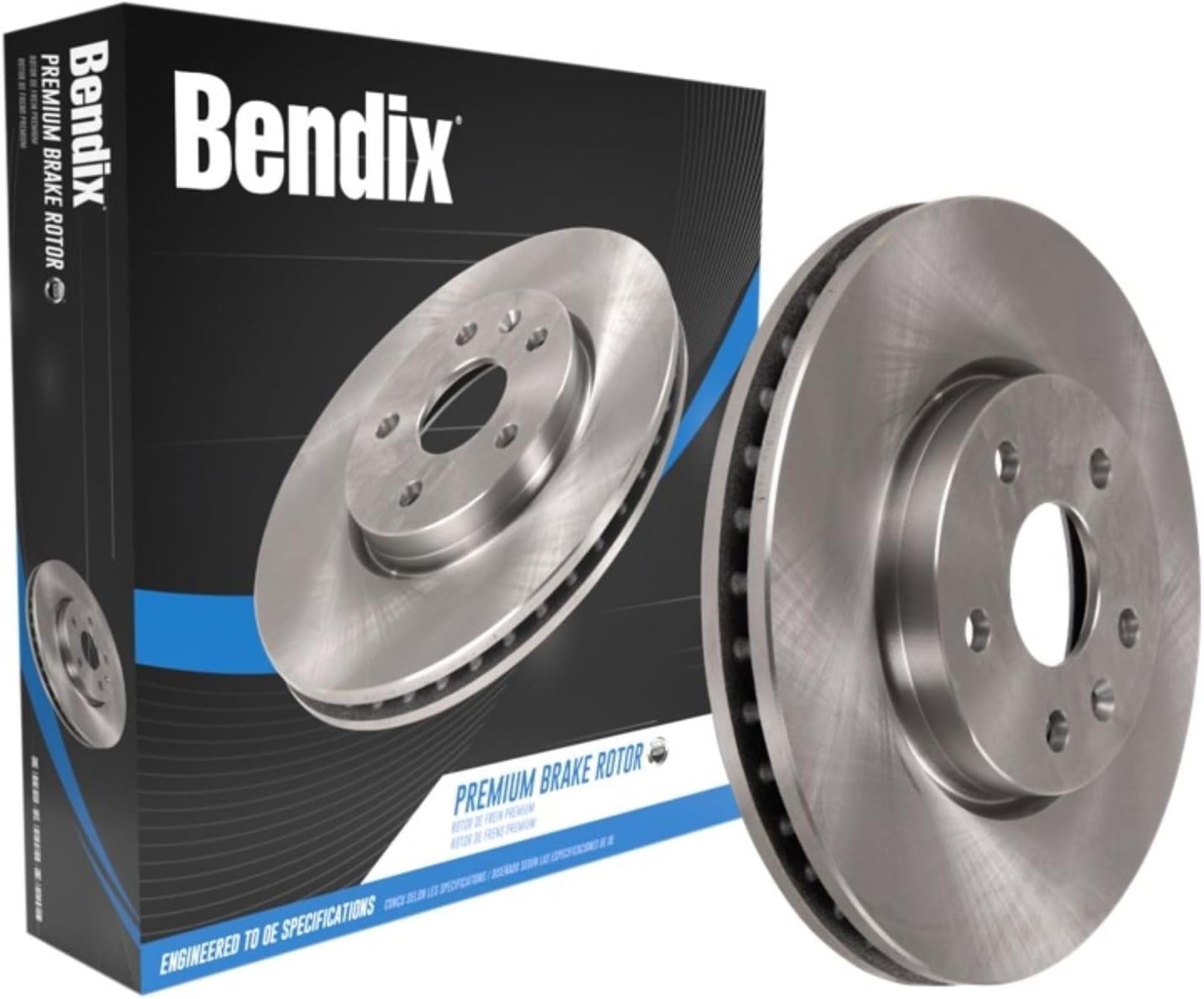 Bendix Premium Prt6867 Front Brake Rotor For Hyundai Ioniq 2022-2017, Kia Niro 2022-2017