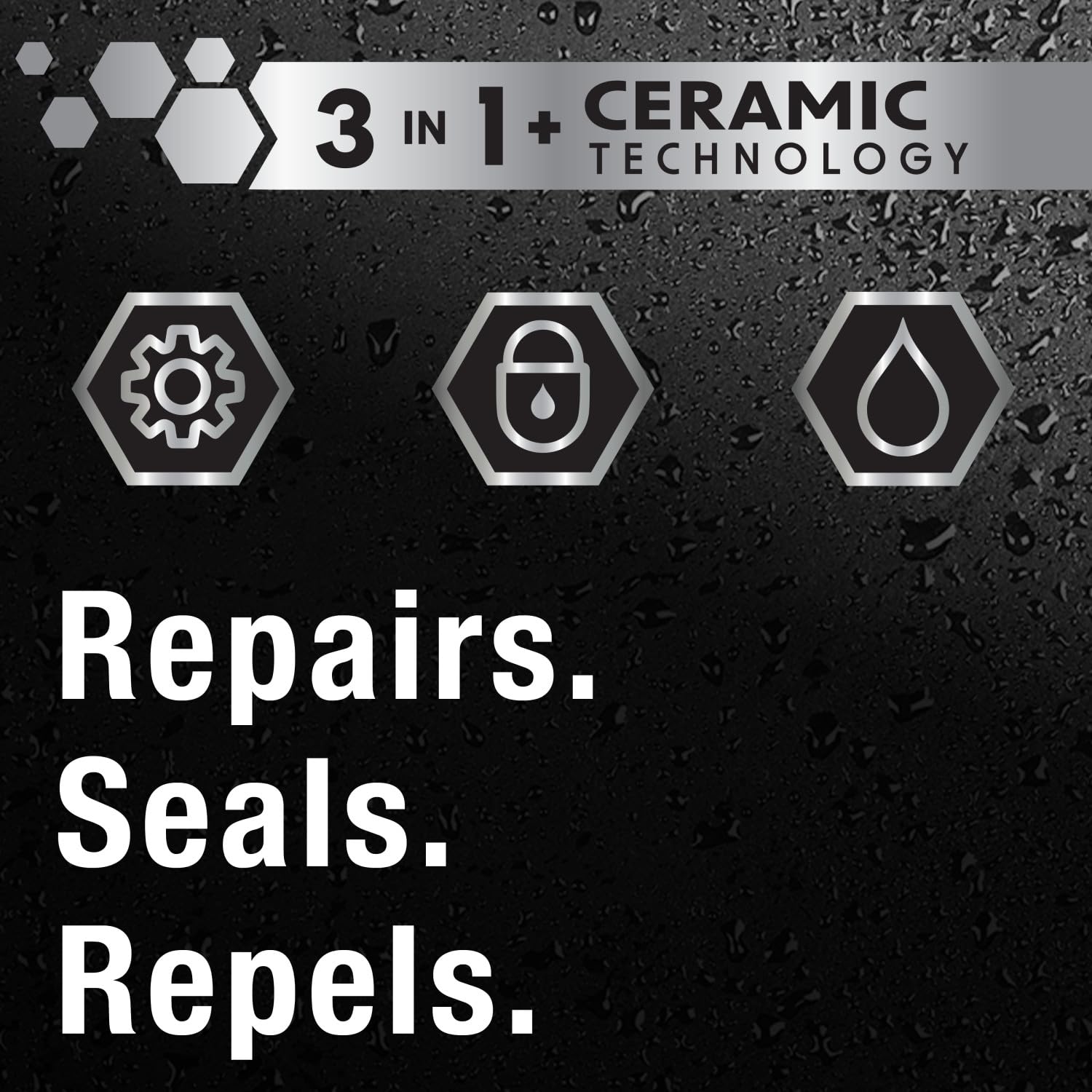 Nu Finish 16 fl oz Ceramic Car Polish & Sealant - 3-in-1 Technology for Repair, Seal & Repel, Model NWXPCRB-1US