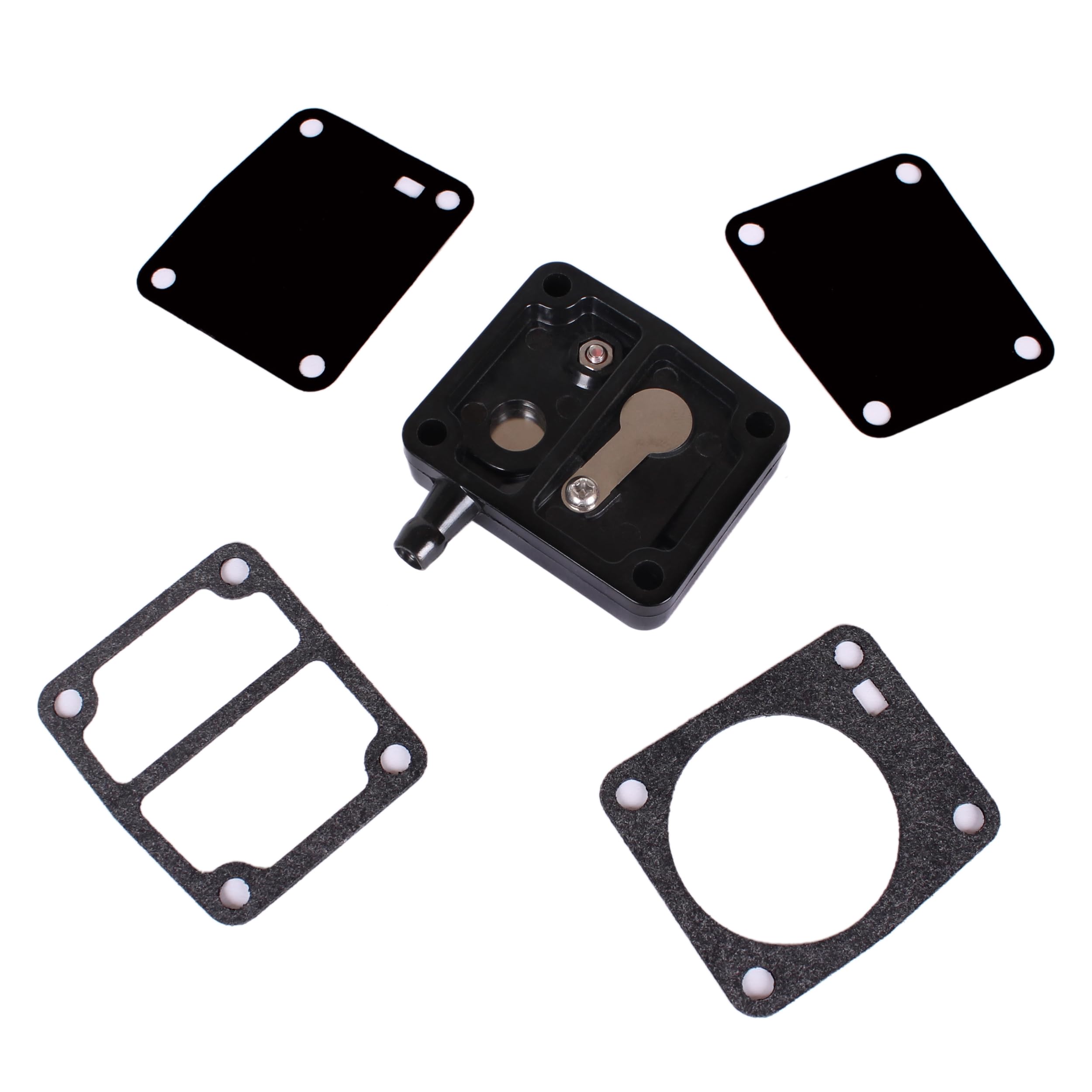 Boat Motor Fuel Pump Body 6G1-24412-01 6G1-24412-00 T15-04060304 for Yamaha Parsun Powertec Hidea 3HP 6HP 8HP 9.9HP 15HP (2 stro