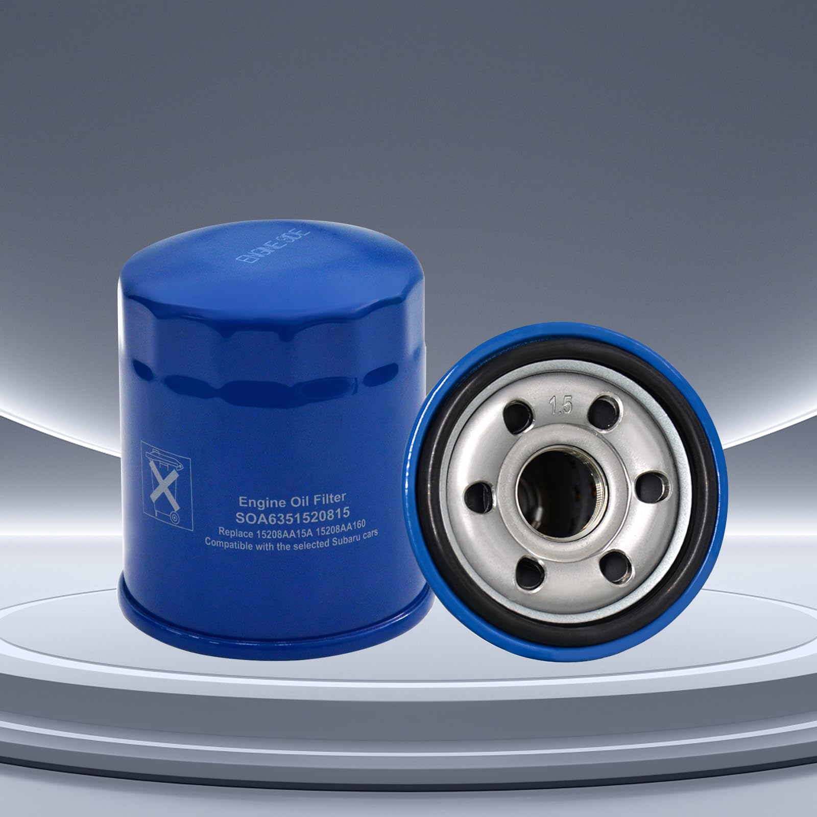 SOA6351520815 Oil Filter Replacement for Subaru Outback, Legacy, Impreza, Forester, XV Crosstrek, Ascent. Replace 15208AA160, 15