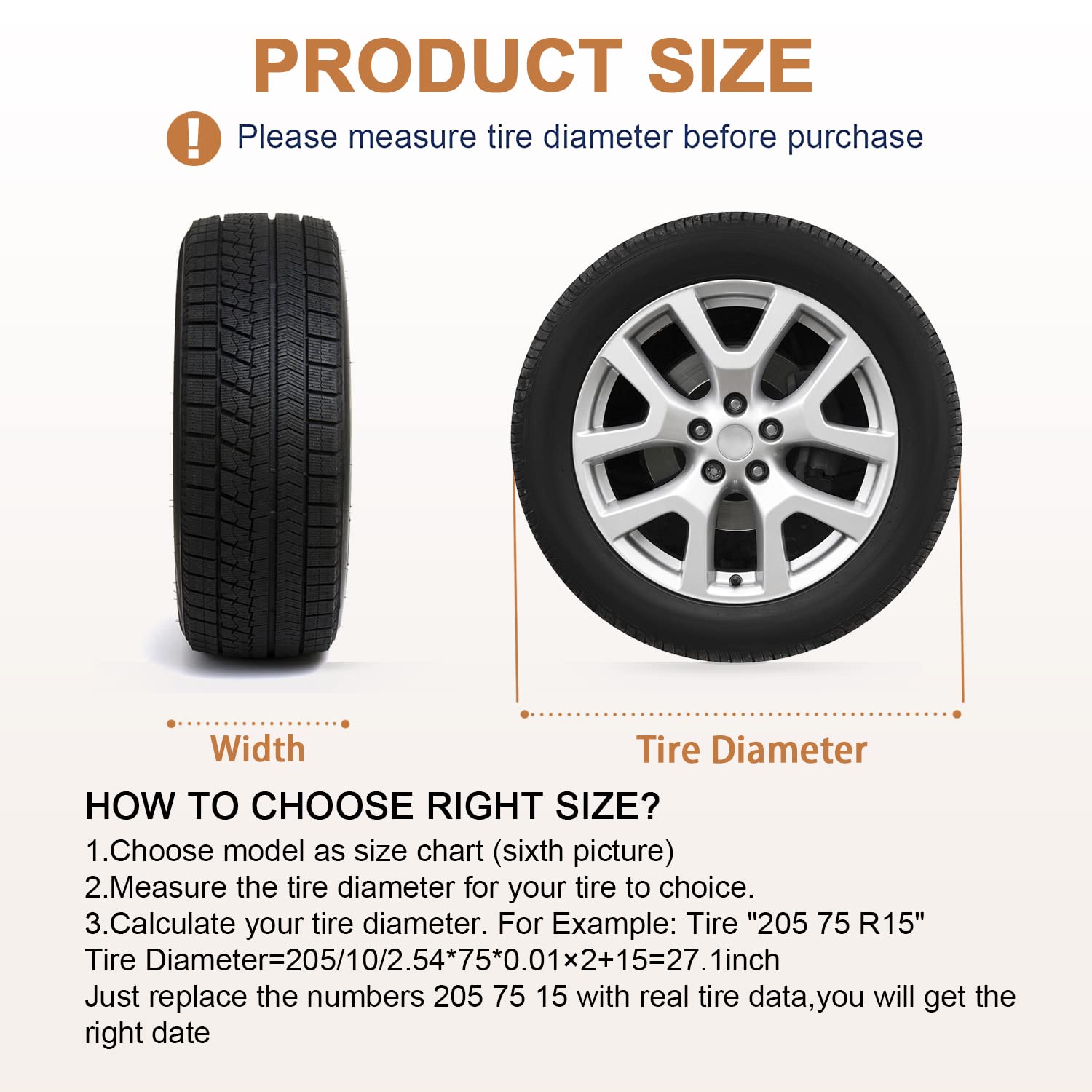 Kayme Rv Tire Covers 4 Pack, Travel Trailer Camper Truck Suv Motorhome Waterproof Wheel Cover, Sun Rain Snow Protector, Fit 30-3
