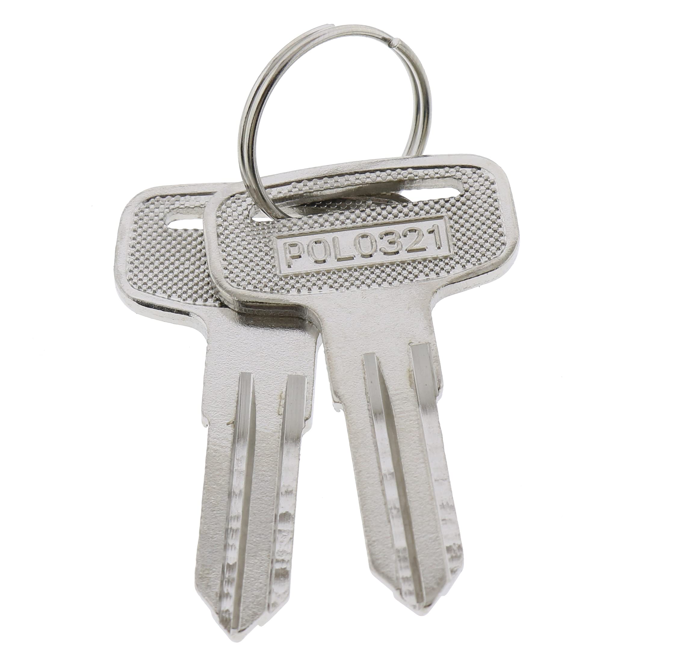 JEENDA 2PCS ATV Blank Key 4010321 Compatible with Polaris 22/23/27/28 Series Magnum 325/330/500 Sportsman 335/400/450/500 Trail 