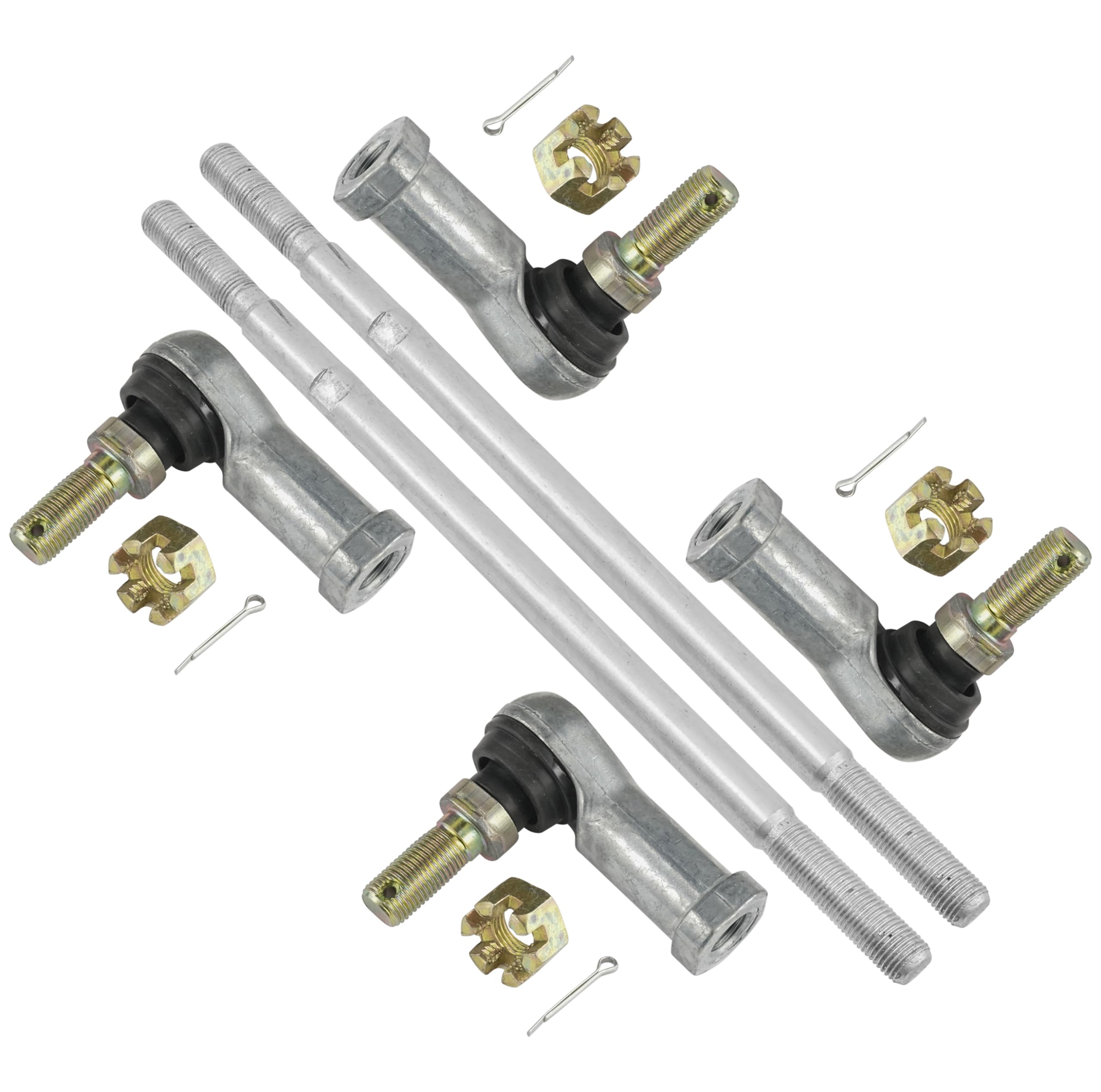 Caltric Tie Rod Set Compatible with Honda Rancher 420 TRX420 4x4 2014-2024 M12-1.25