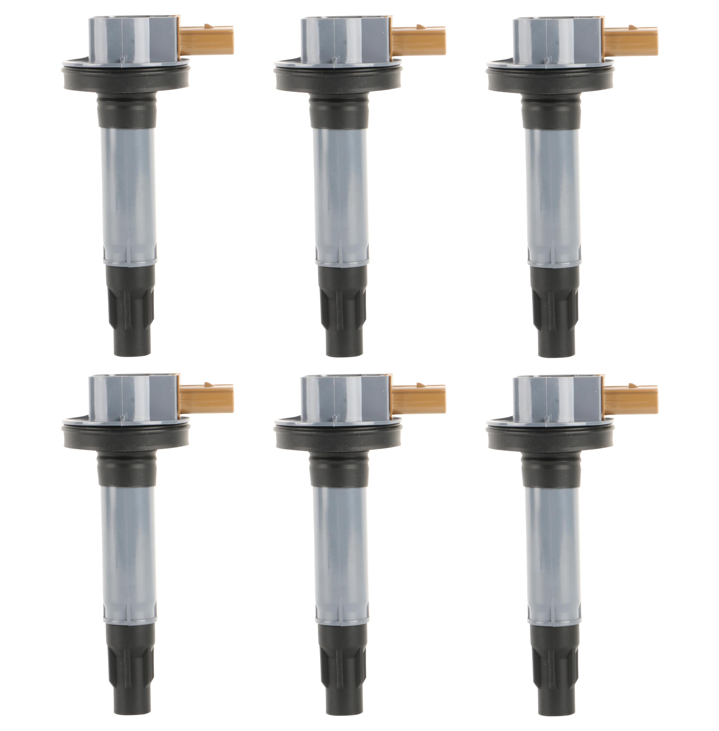 Ignition Coil Pack Set of 6 - Compatible with Ford, Lincoln V6 3.5L EcoBoost - Expedition, Explorer, F150, Flex, Police Intercep