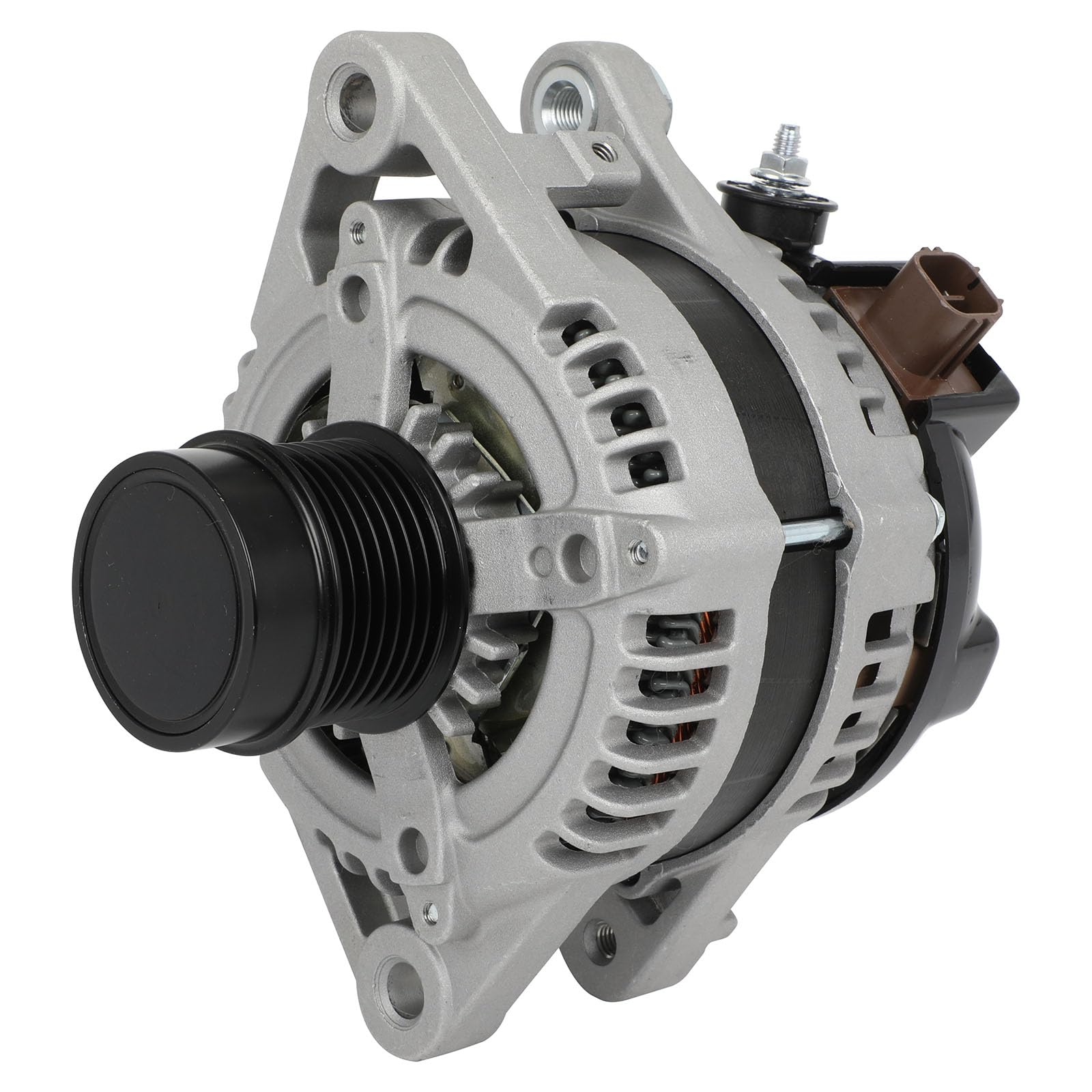 SCITOO Alternator Fit for Toyota for RAV4 2006 2007 2008 V6 3.5L - 12V 130Amp CW 7-Groove Clutch Pulley, Replace OE 11323 104210