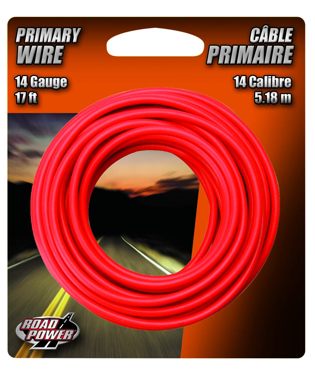 Wire Primary 14Ga17' Red (Pack Of 1)