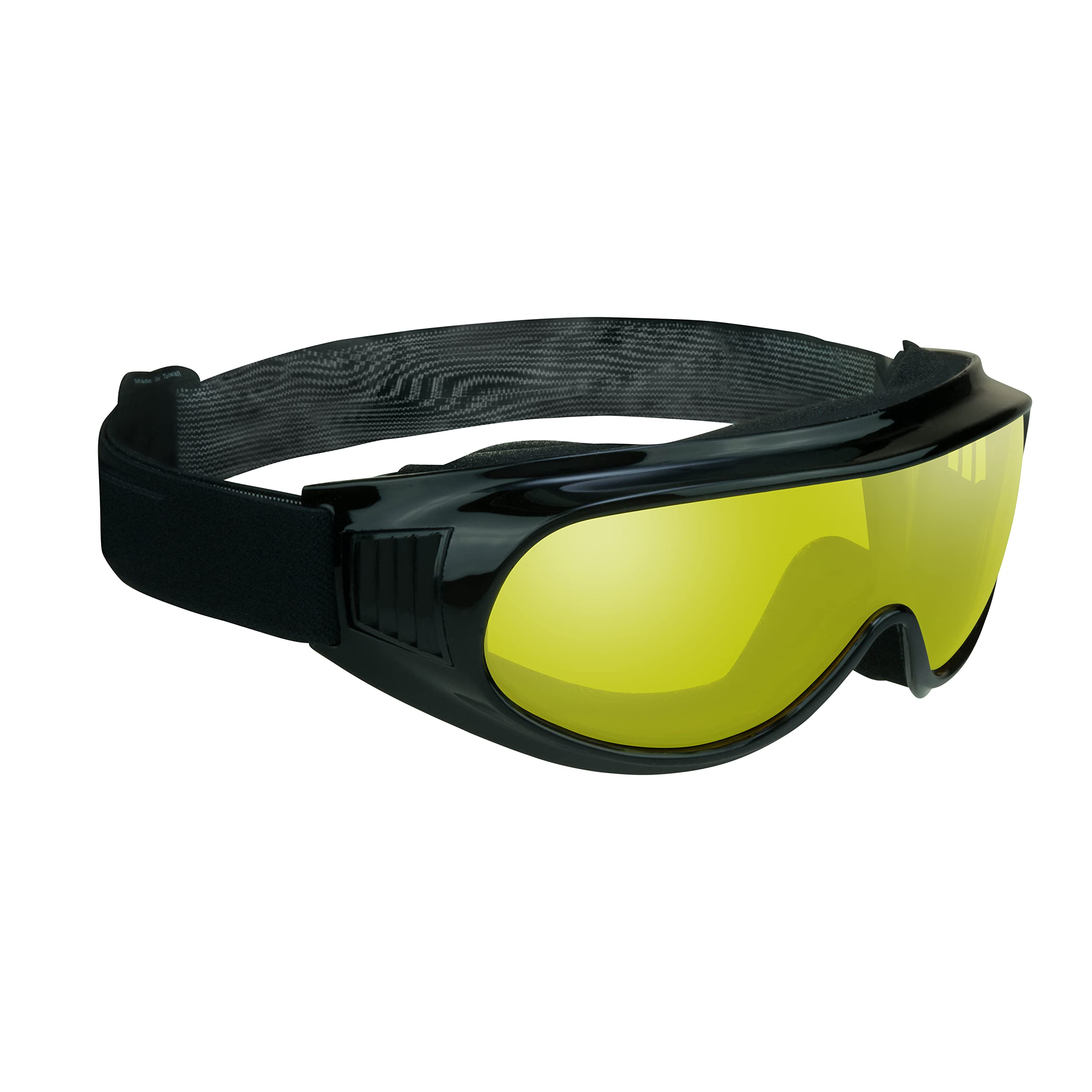 Bikershades Motorcycle Safety Fit Over Goggles Protective Cover Eye Glasses Yellow Lens Skiing Biking Outdoor Sport Night Riding