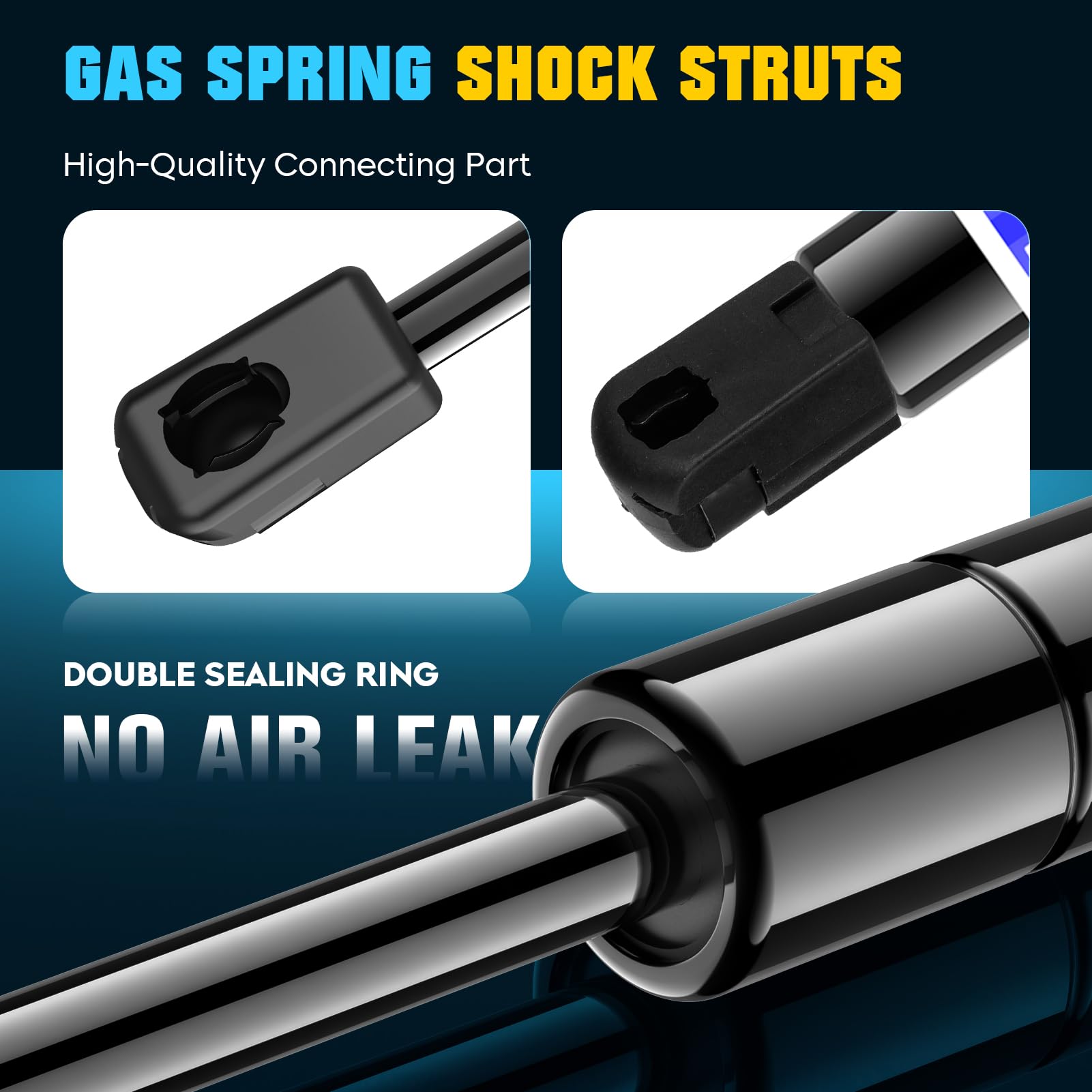 Rear Window Glass Lift Supports Struts Shocks 4185 For 1999-2006 Cadillac Escalade Suburban Tahoe Gmc Yukon (Pack Of 2)