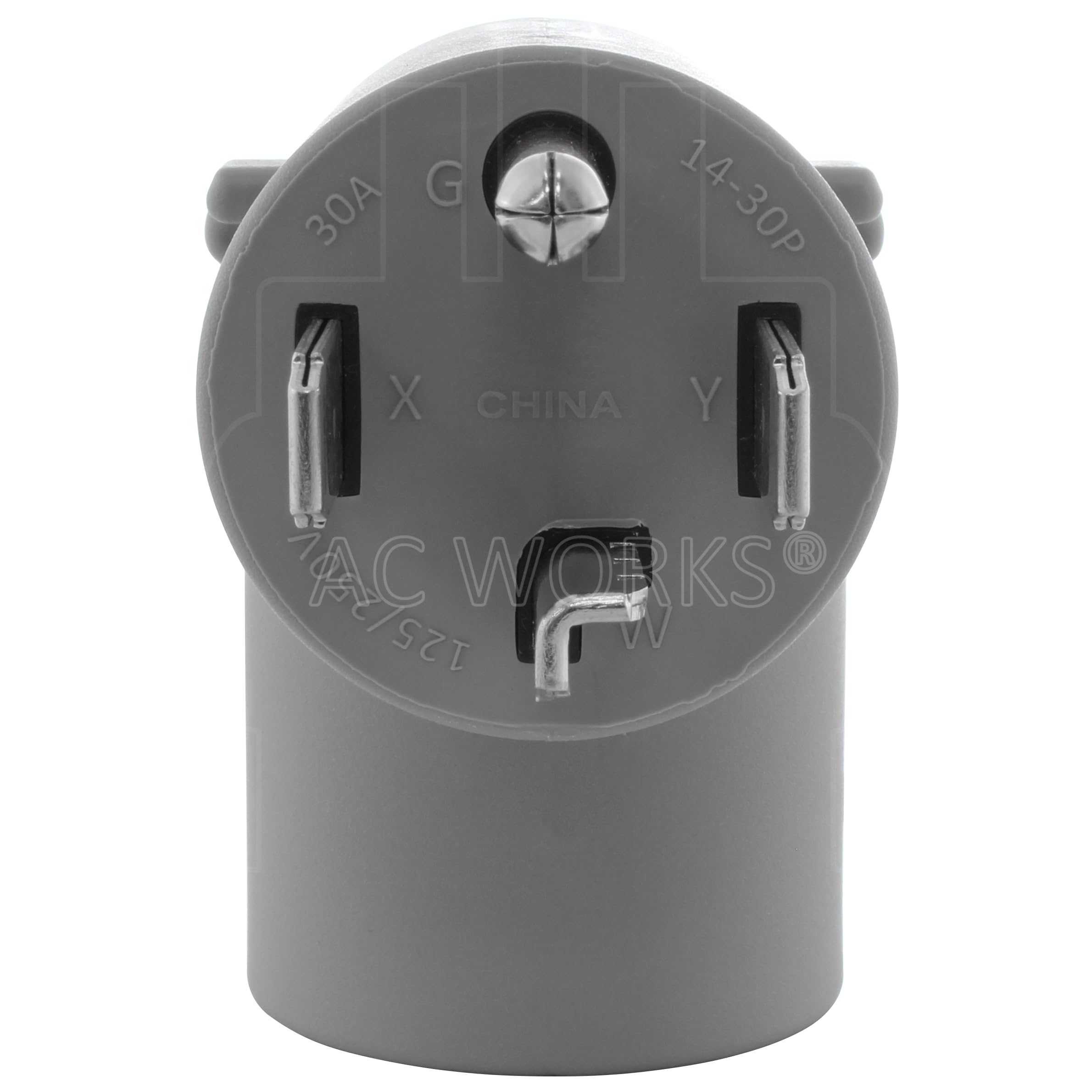 Ac Works Ev Charging Adapter For Tesla Use (14-30 30A 4-Prong Dryer To 50A Rv/Tesla)