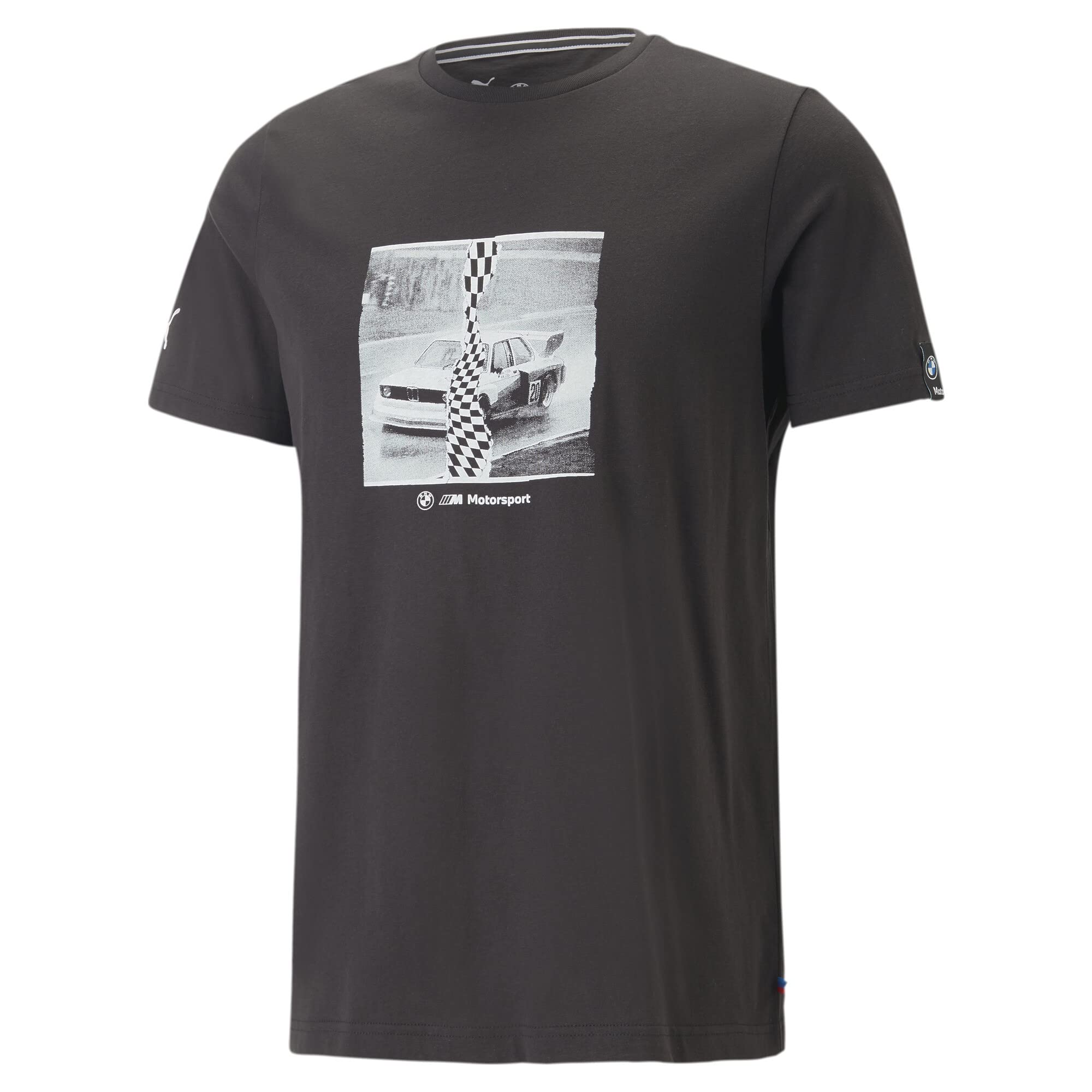 PUMA Men's Standard BMW M Motorsport Graphic Tee, Essential Black 23, XX-Large