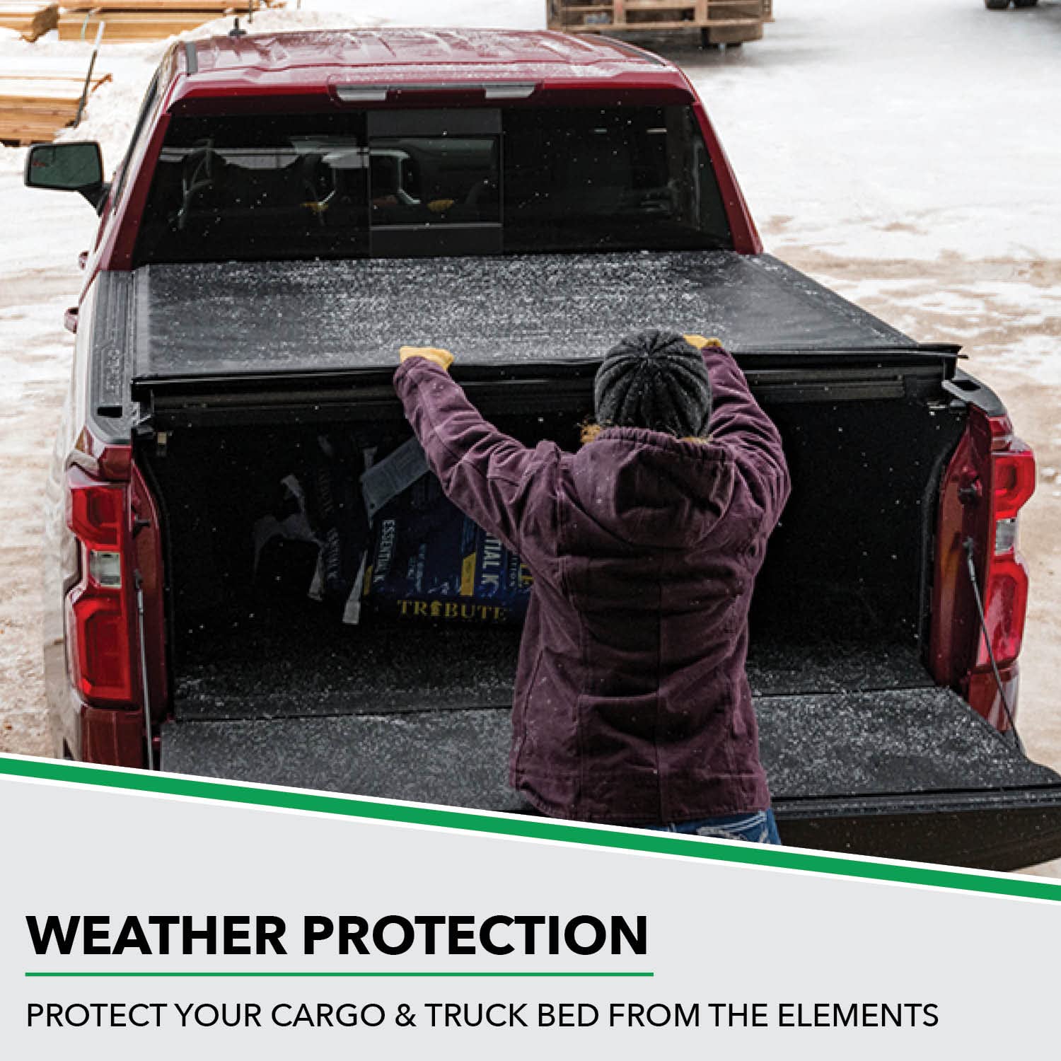 Gator Etx Soft Roll Up Truck Bed Tonneau Cover | 53109 | Fits 2014 - 2018, 2019 Ltd/Lgcy Chevy/Gmc Silverado/Sierra 5' 9'' Bed (