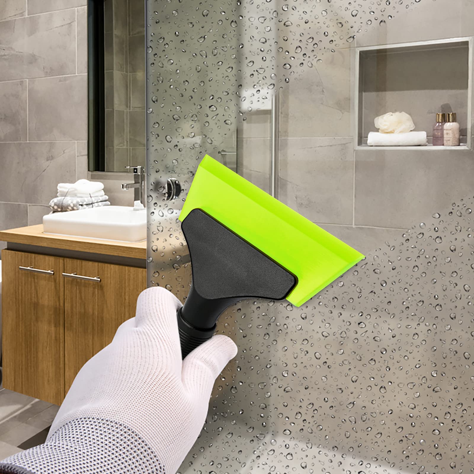 Ehdis Small Squeegee 5 Inch Rubber Window Tint Windshield Squeegee For Car Window, Glass, Mirror, Shower, Auto,Windows Cleaning