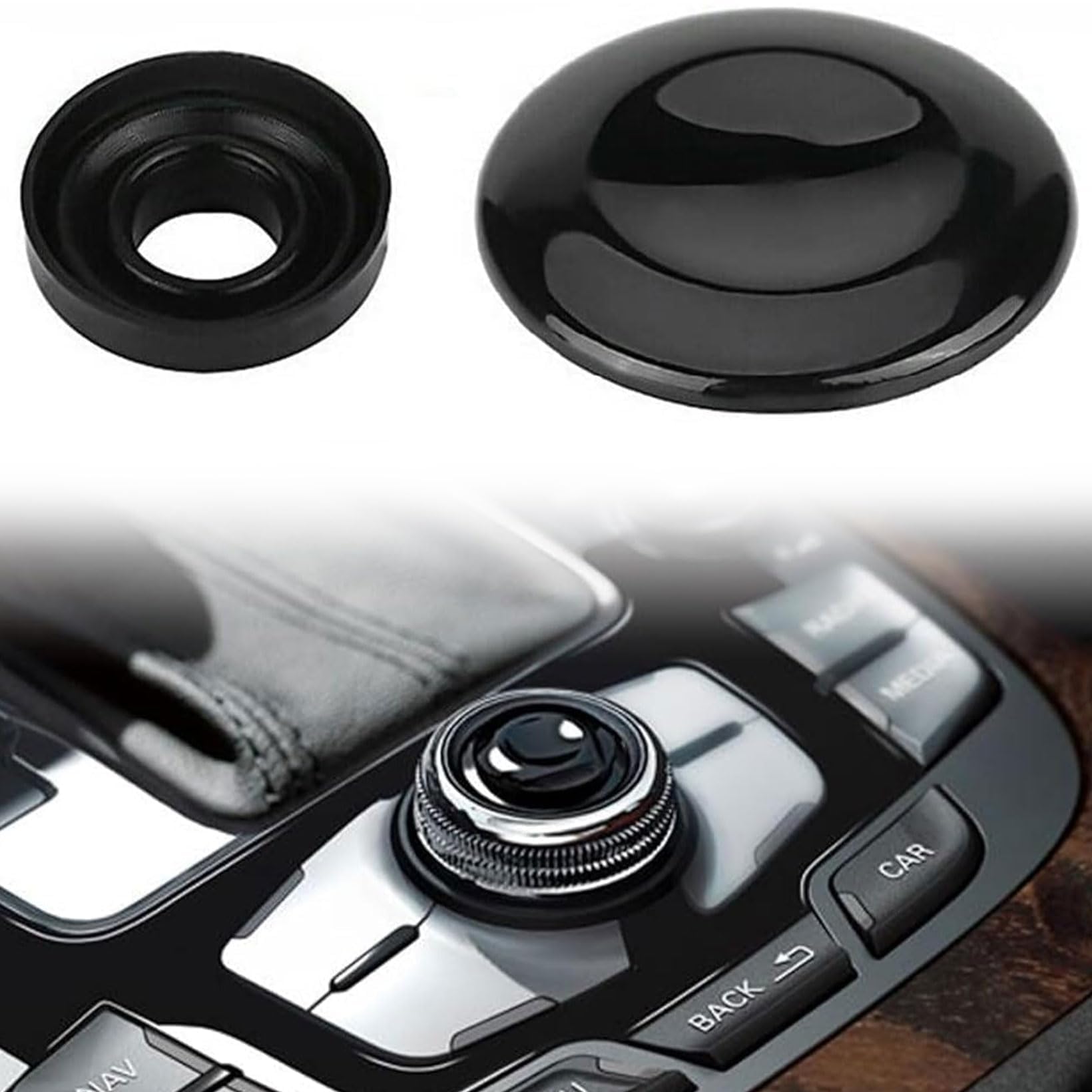 NLQR Navigation Button Joystick MMI Knob Repair, Fit for Audi A4 A5 A6 A8 Q5 Q7 S4 S6 S8 2004-2015, Replace 8K0998068 8K0998068 