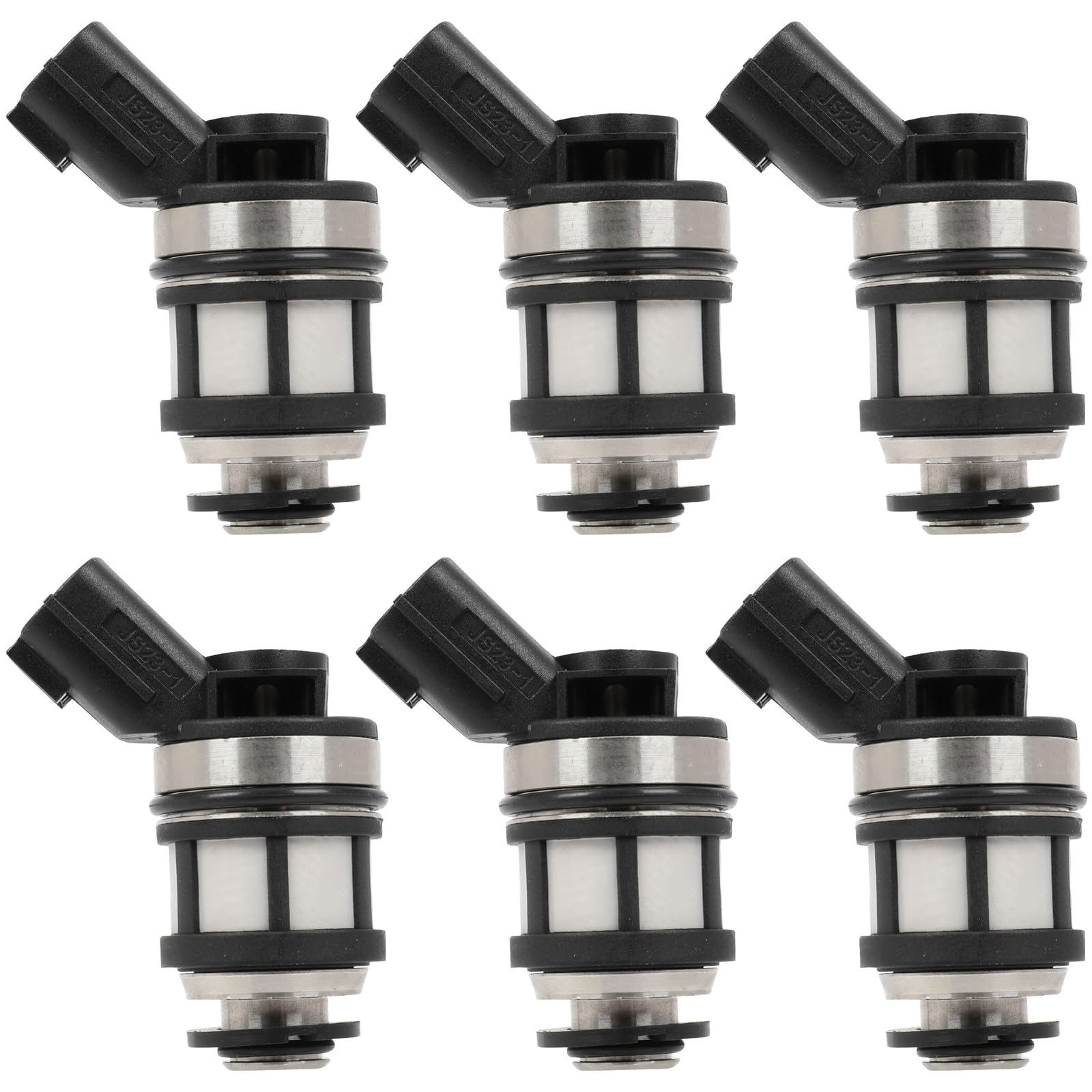 SCITOO 6PCS Fuel Injectors Replacement For 2001-2004 For Nissan For Frontier, For 2002-2004 For Nissan For Xterra OEM 84218130, 
