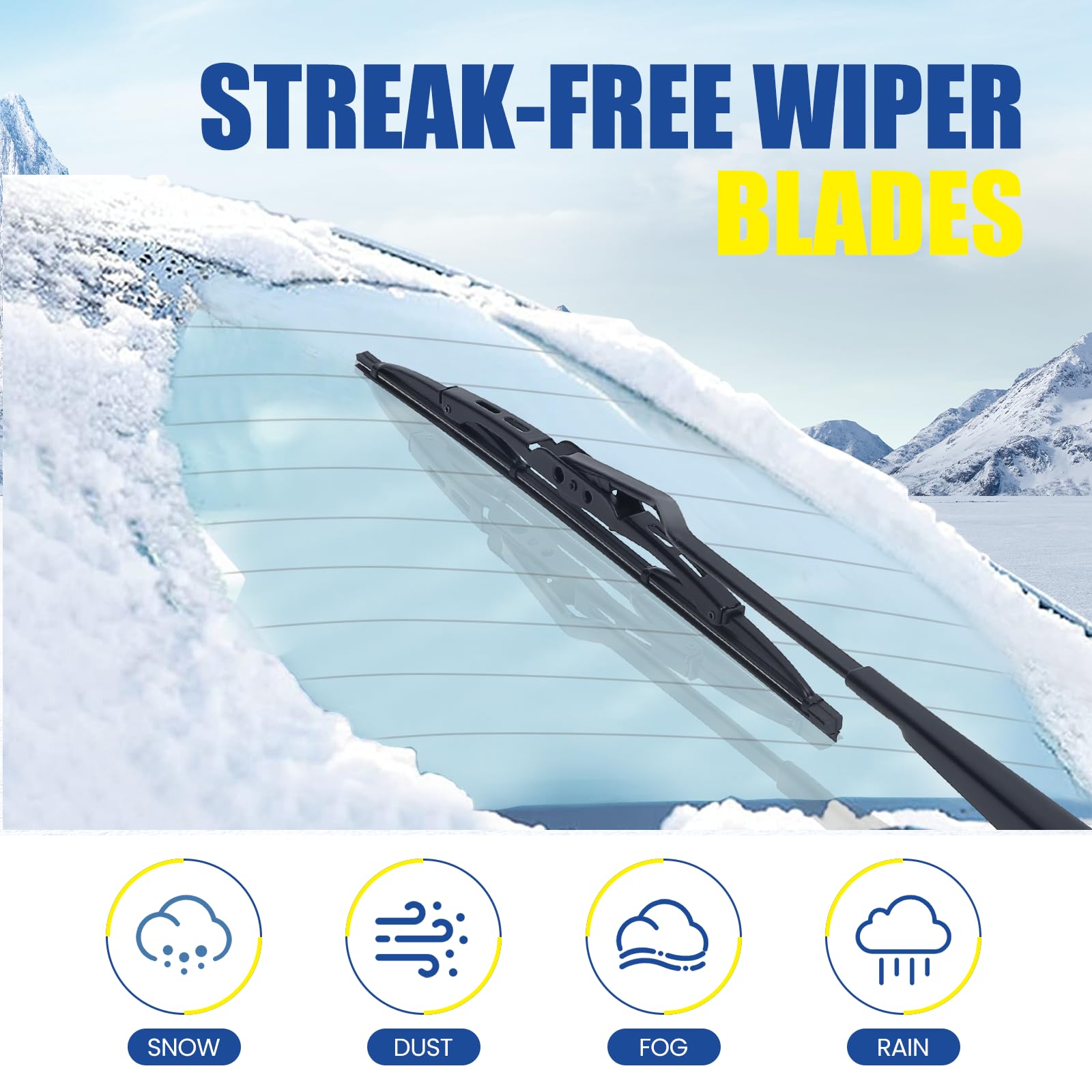 Gspscn 11'' Rear Wiper Blade,Original Replacement Back Windshield Wiper Blades For Gmc Acadia 2016-2012 /Jeepgrand Cherokee 2004