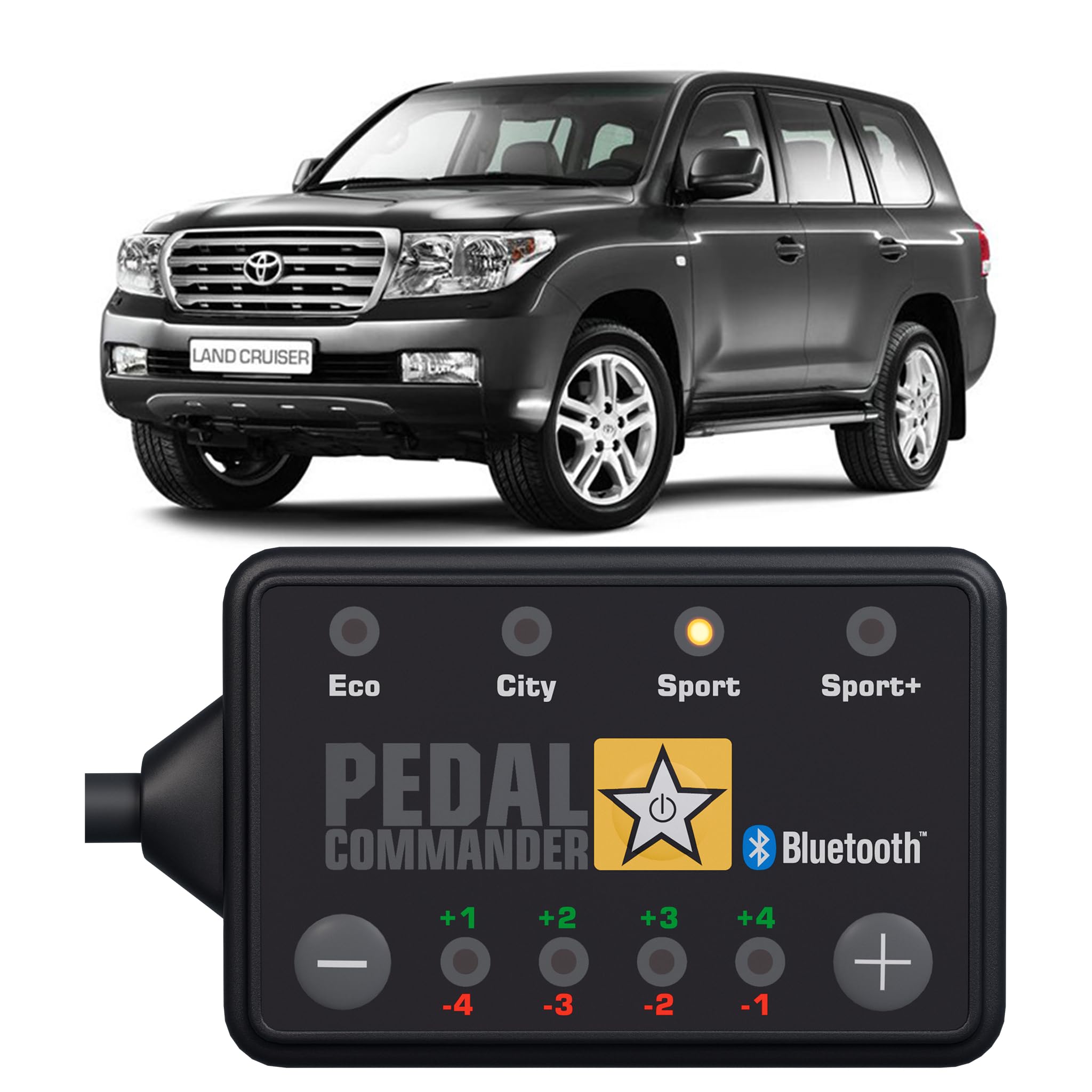 Pedal Commander For Toyota Land Cruiser 2008-2021 Throttle Response Controller Fits: J200 Base Model, Heritage Edition, 5.7L, To