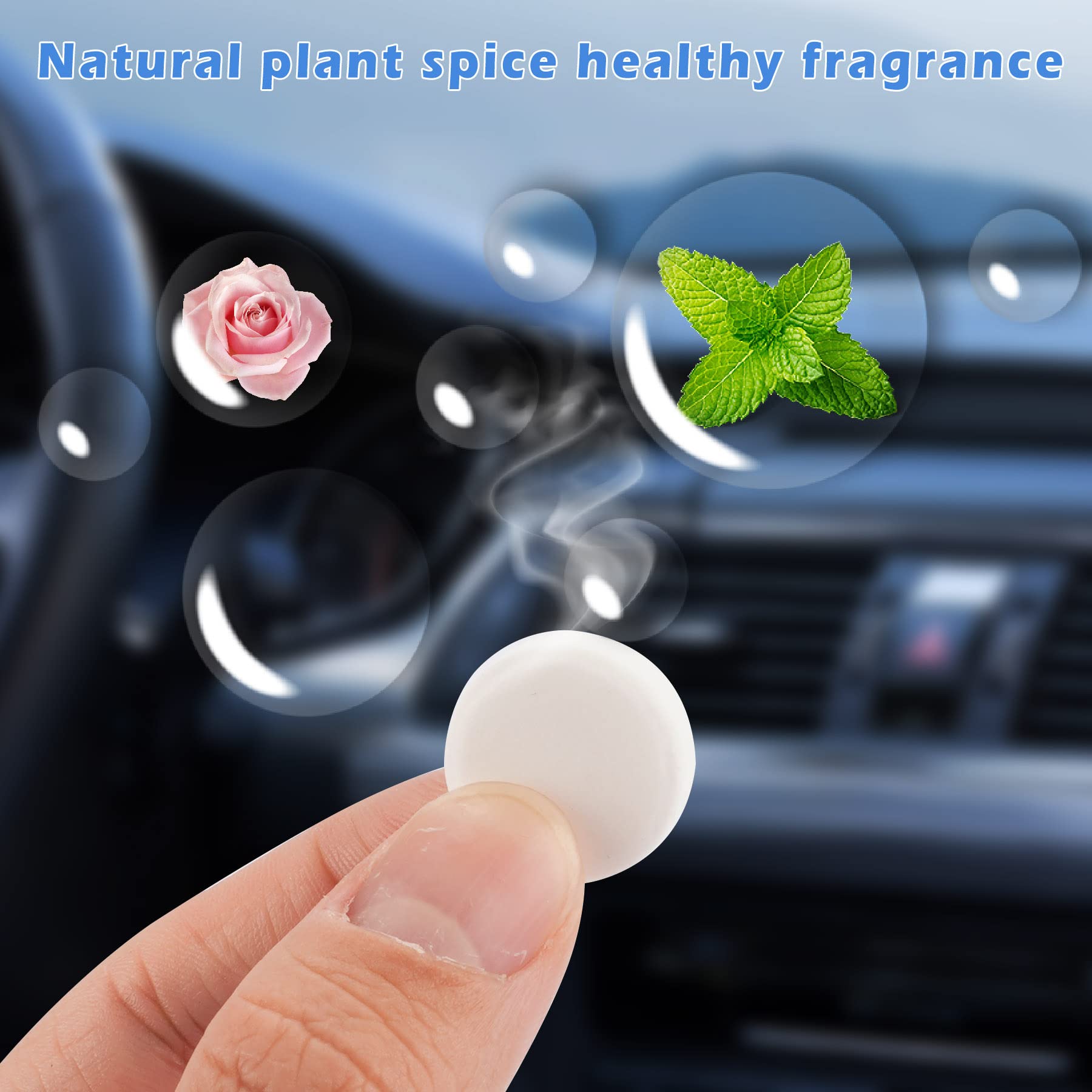 Jimtyee Car Air Freshener Yellow Duck Pilot Car Diffuser Rotating Propeller Automotive Auto Vehicle Air Outlet Fan Creative Car