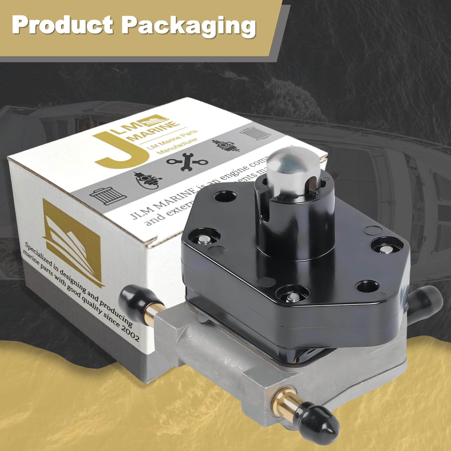 Jlm Marine 8M0118177 Fuel Pump For Mercury Mariner Efi 25 30 40 50 60 Hp Outboard Models 8M0141827 899106T01 18-8866
