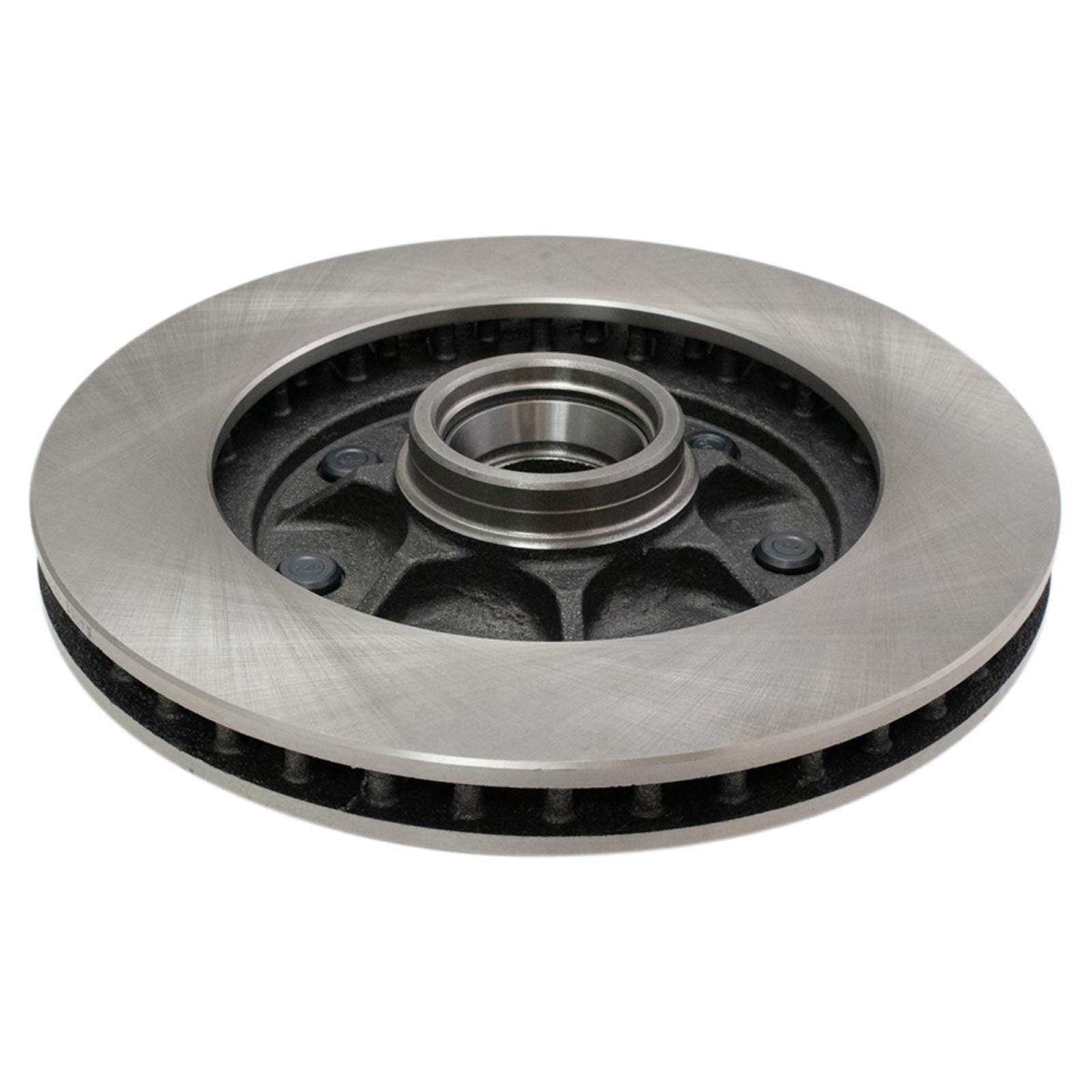 Trq Brake Pad & Rotor Kit Semi-Metallic Front Compatible With 1999-2003 Ford F-150 2004 F-150 Heritage 1997-1999 F-250