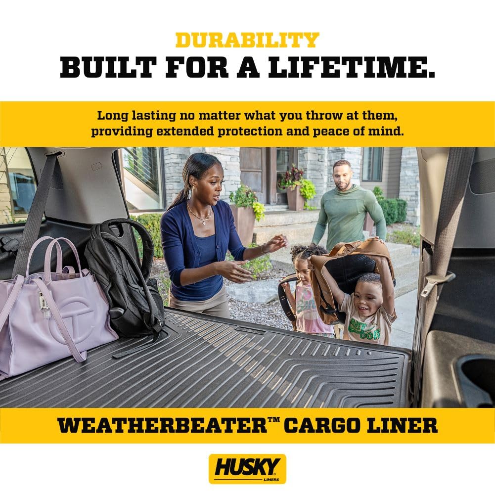 Husky Liners Weatherbeater Trunk Liner | Fits 2013-2017 Honda Accord | 1-Pc Black - 44081