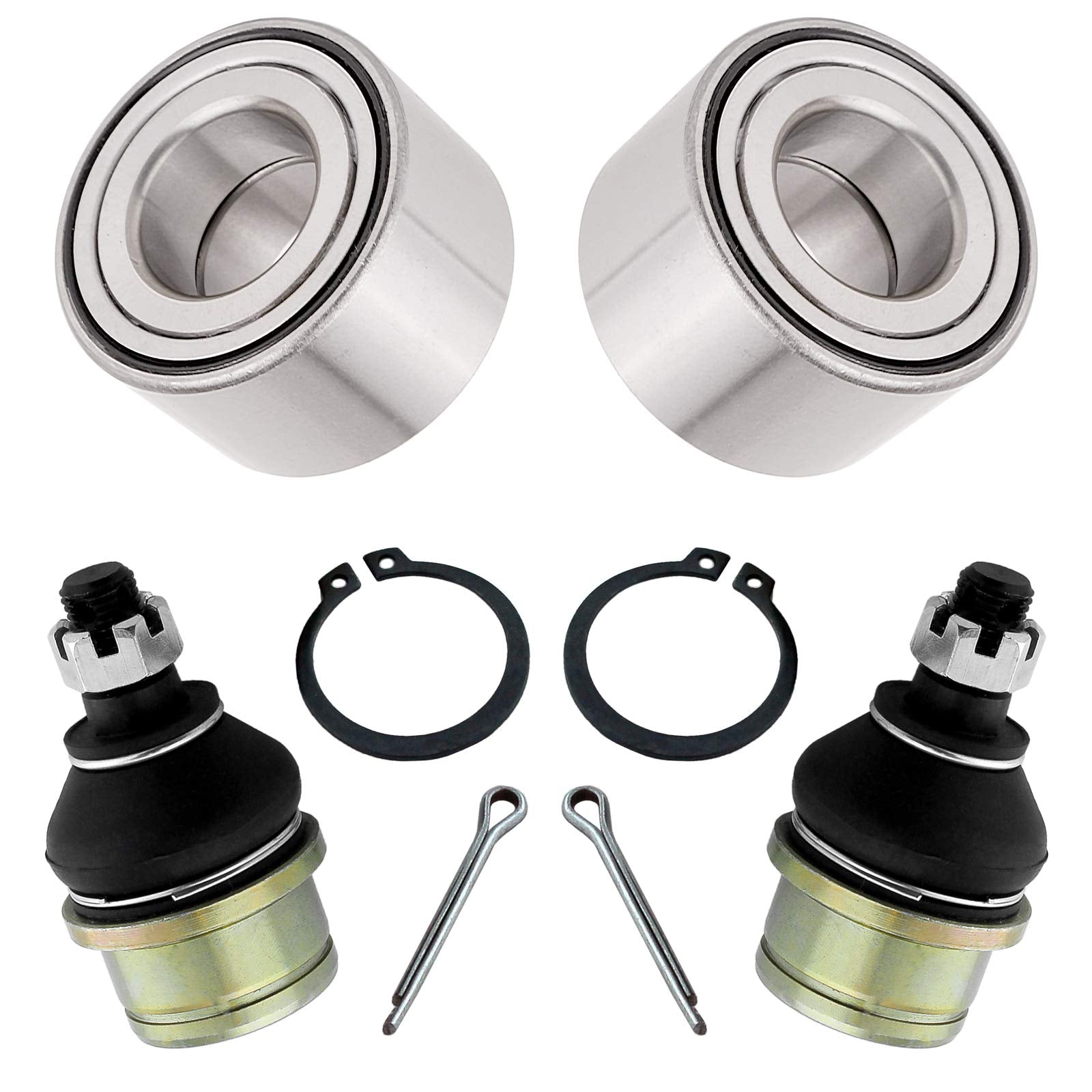 Caltric 2 Front Wheel Knuckle Ball Bearing Joint Compatible with Honda Trx420 Rancher 420 4X4 2014-2019