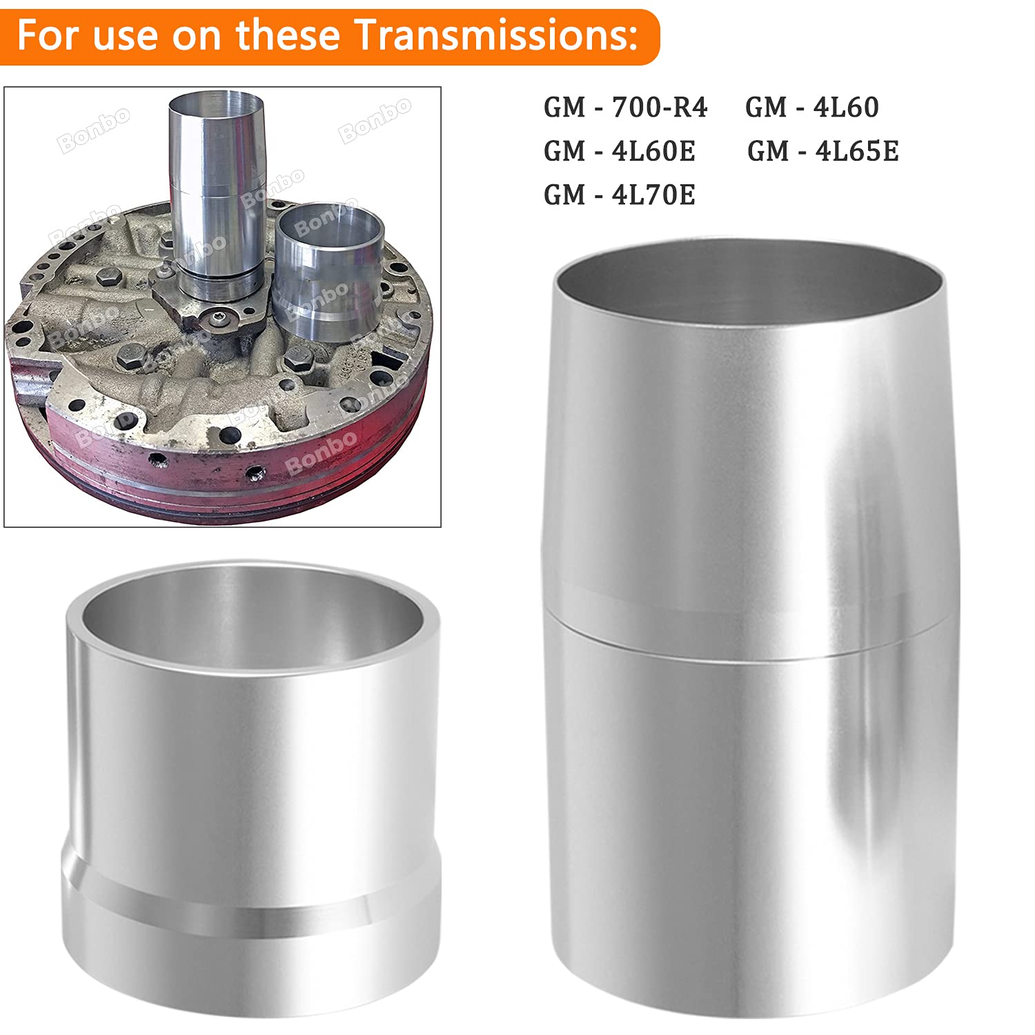Bonbo Turbine & Stator Shaft Teflon Seal Installer/Resizer Transmission Tool J-36418-C & ST-1503 for GM 700-R4, 4L60, 4L60-E, 4L