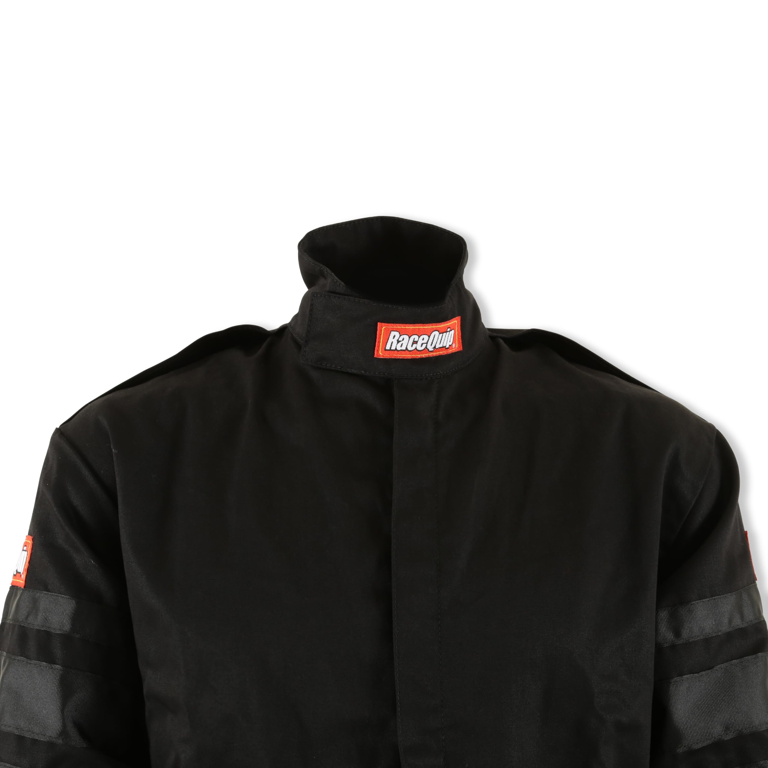 Racequip 110002Rqp 110 Series 1-Pc Driving Suit - Sfi 3.2A/1 - Black - Small
