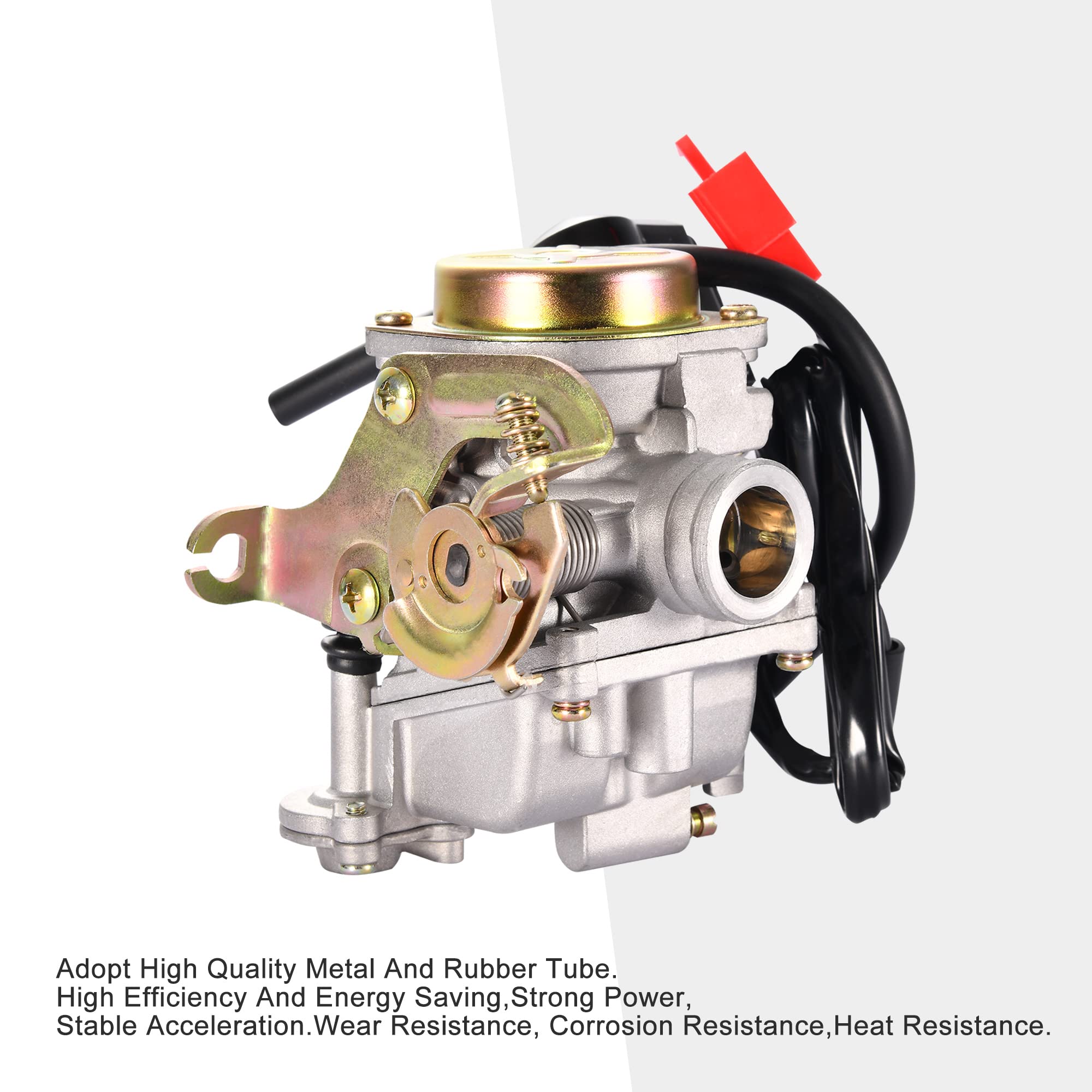 GOOFIT PD18 18mm Carburetor for 4 Stroke GY6 49cc 50cc Chinese Scooter 139QMB Moped Replacement for Taotao Kymco Scooter Jonway
