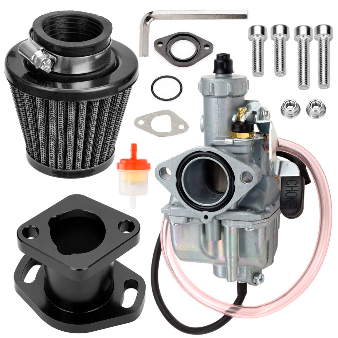 FVRITO Racing VM22 Carburetor for Predator 212cc 196cc 224cc Coleman CT200U BT200X GX160 GX200 6.5hp OHV Clone Engine KT196 Baja