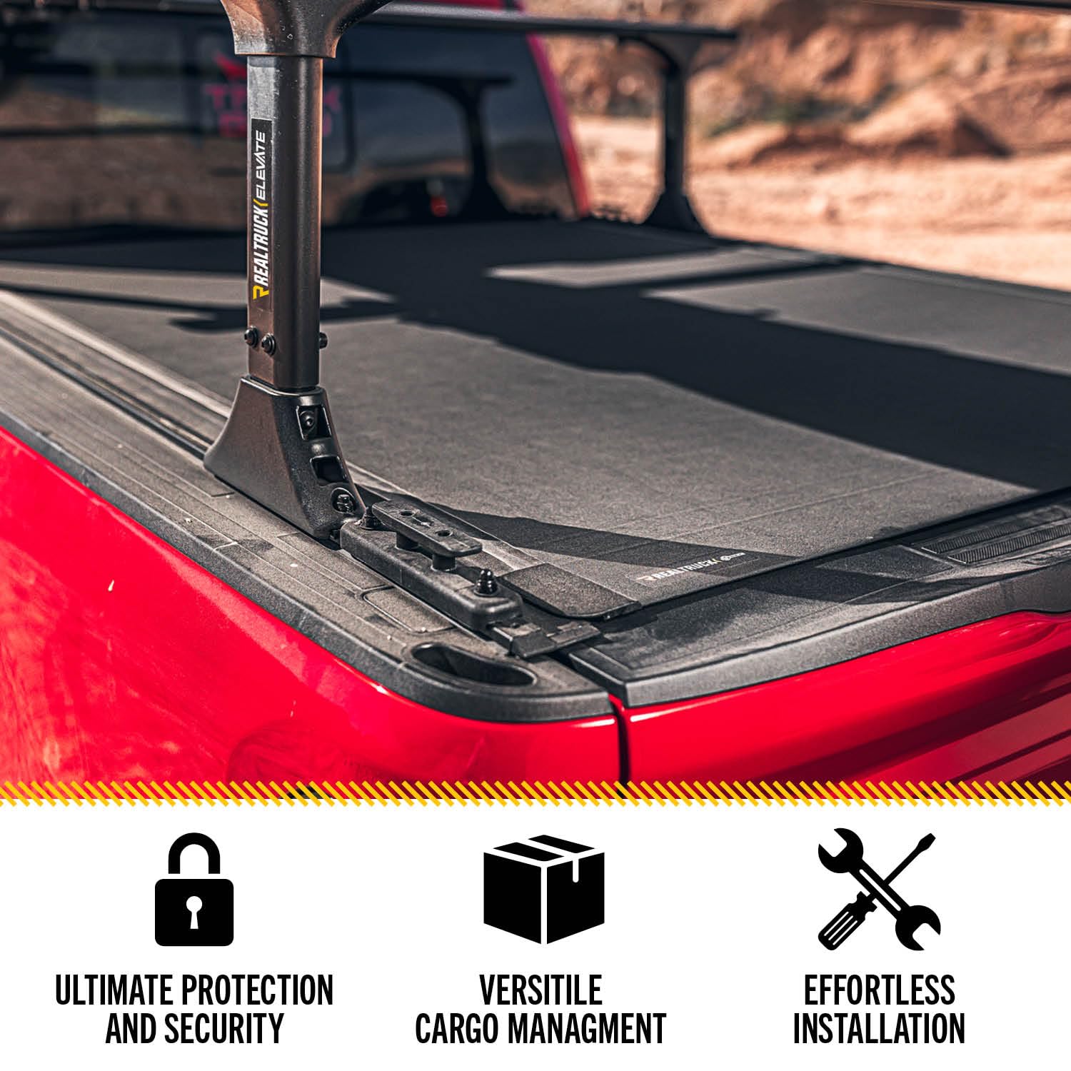 Realtruck Bak Revolver X4Ts Hard Rolling Truck Bed Tonneau Cover | 80427Rk | Fits 2016-2023 Toyota Tacoma (W/Track System) 6' 2'