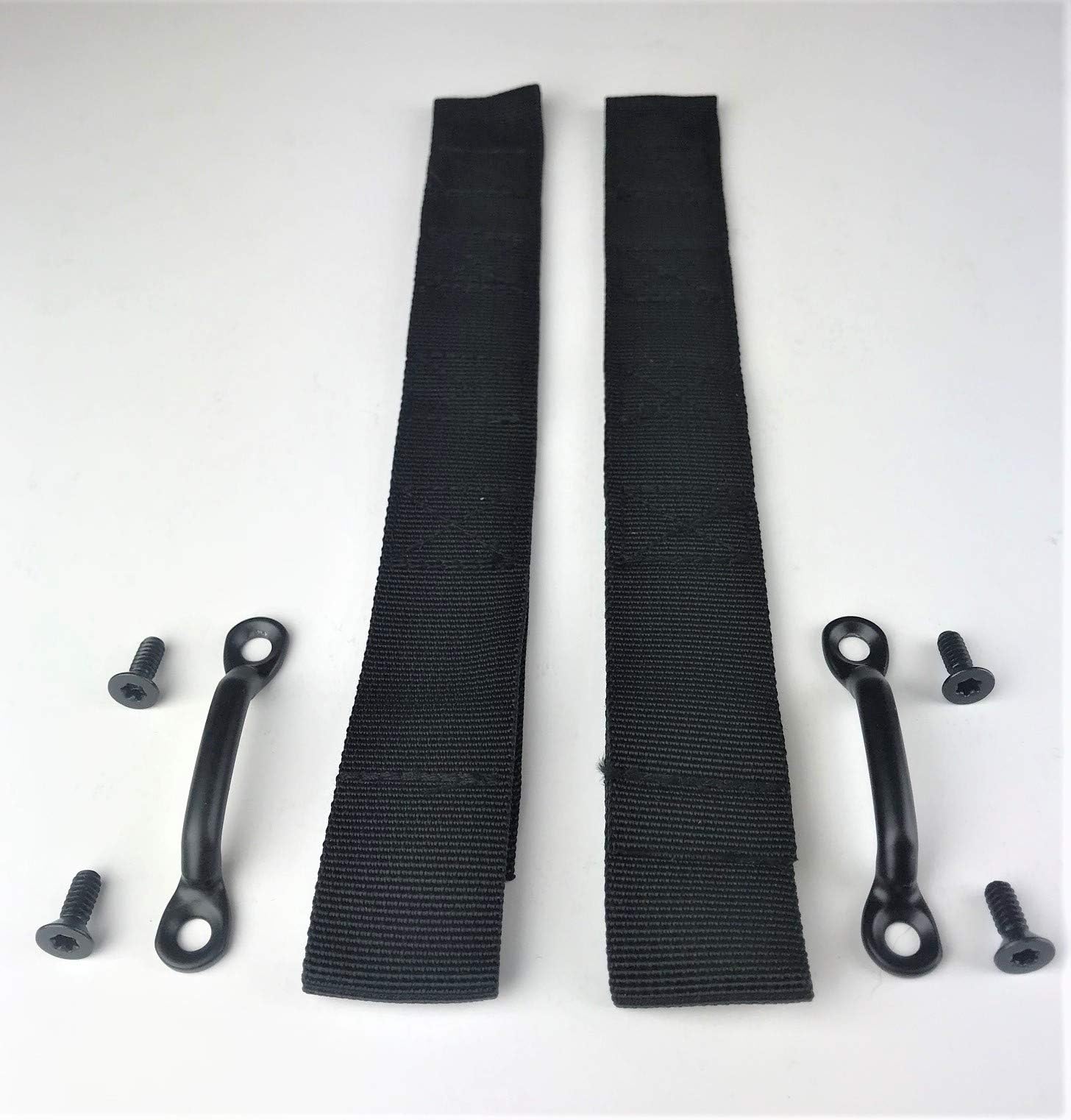 Footman Loops, Door Limit Straps and Torx Screws KIT/FITS Jeep Wrangler CJ, YJ, TJ