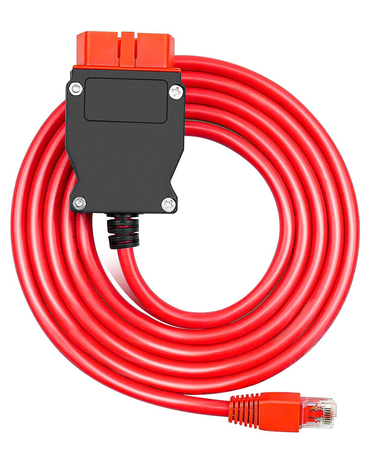 OCHIKI 7 Ft VOE OBD to Ethernet Adapter Fit for Volvo Vehicles Based on SPA CMA Platform 2016+ Replace 9513108 9513062, OBD Cabl