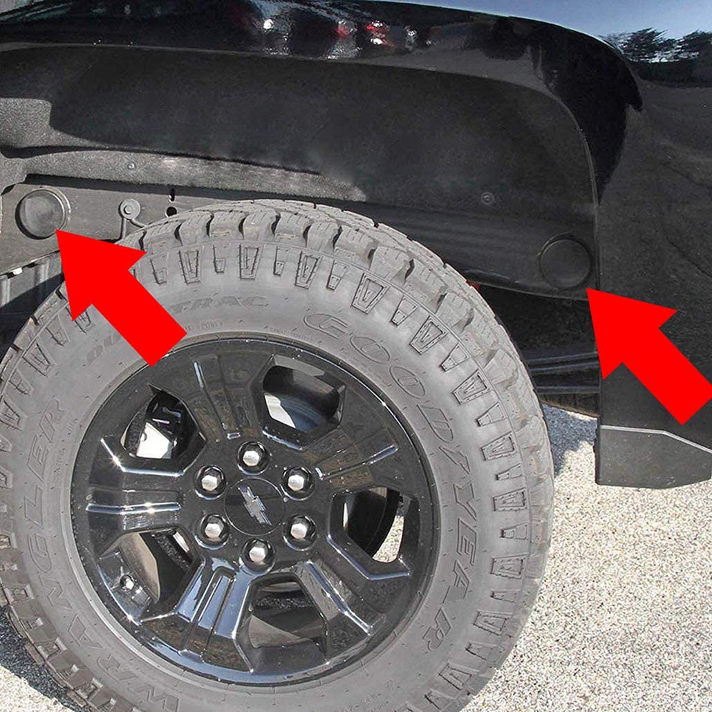 Rdbs 6Pcs Frame Tube Hole Plugs For 2001-2019 Gmc Sierra & Chevrolet Silverado 2500Hd Rear Wheel Well And Cab Frame Holes