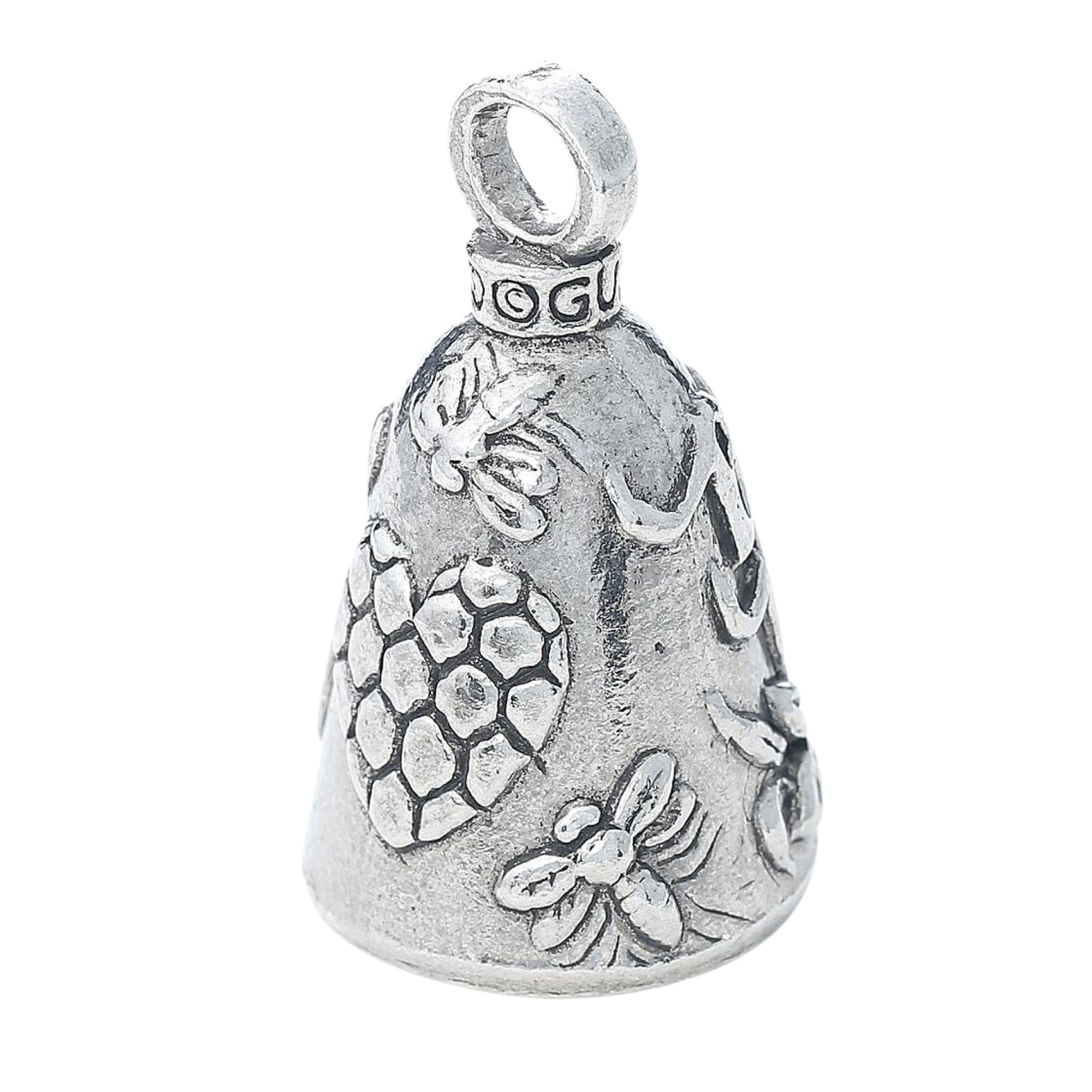 Guardian Bell Bee Kind Good Luck Bell w/Keyring & Black Velvet Gift Bag | Motorcycle Bell | Lead-Free Pewter | Good Luck Gift to
