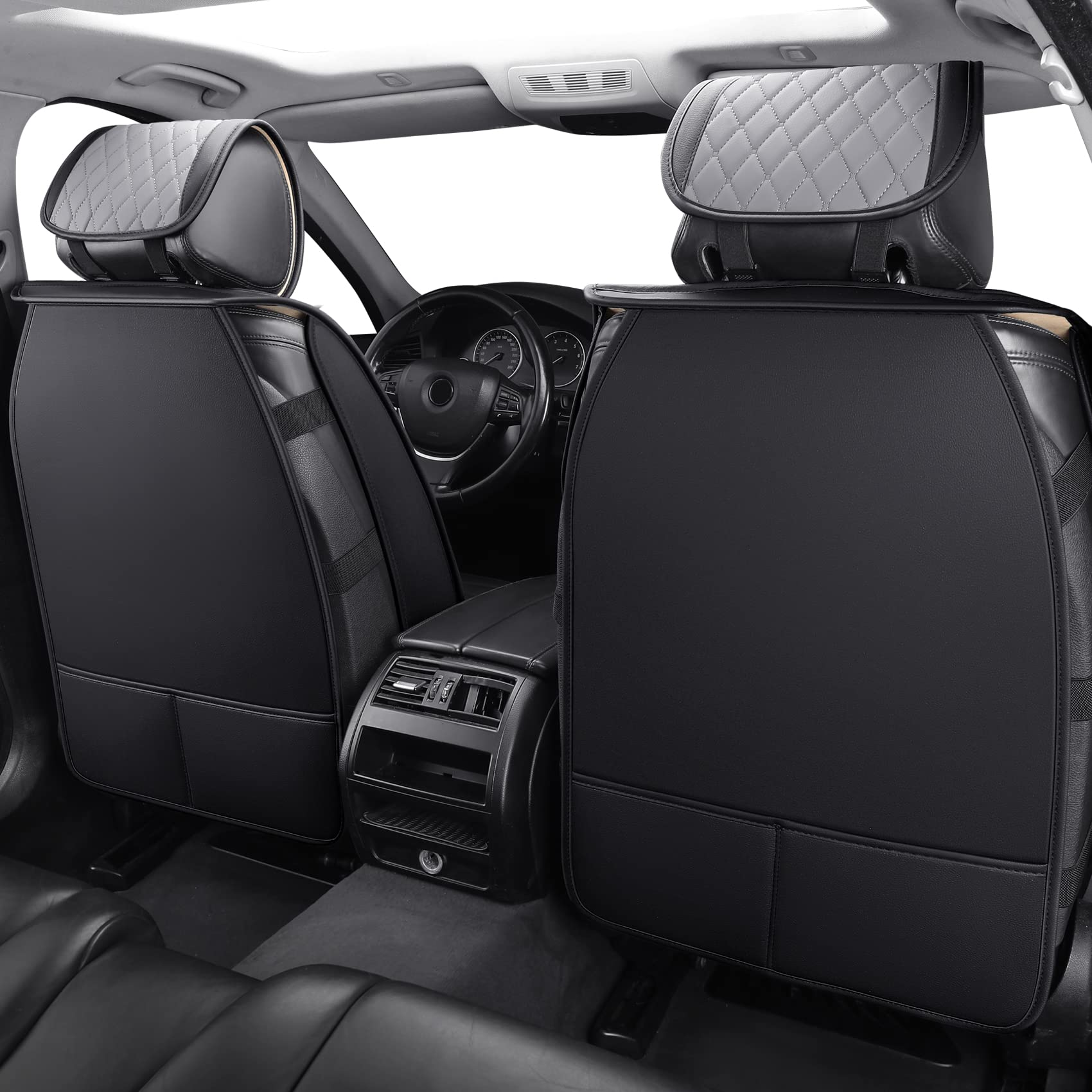 Aierxuan Front Driver Seat Covers for Cars Universal Fit for Honda Toyota Hyundai Elantra Jeep Wrangler Liberty Acura Mitsubishi