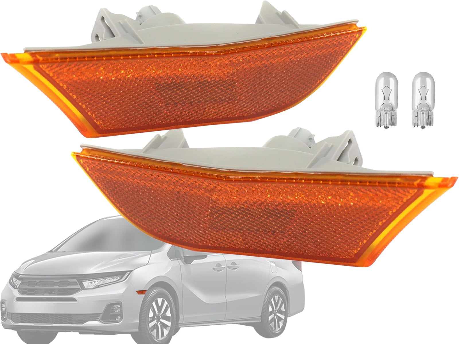 KAP Replacement for Front Fender Halogen Side Marker Lights 2018-2025 Odyssey with Bulb Included 33800THRA01 33850THRA01 HO25511