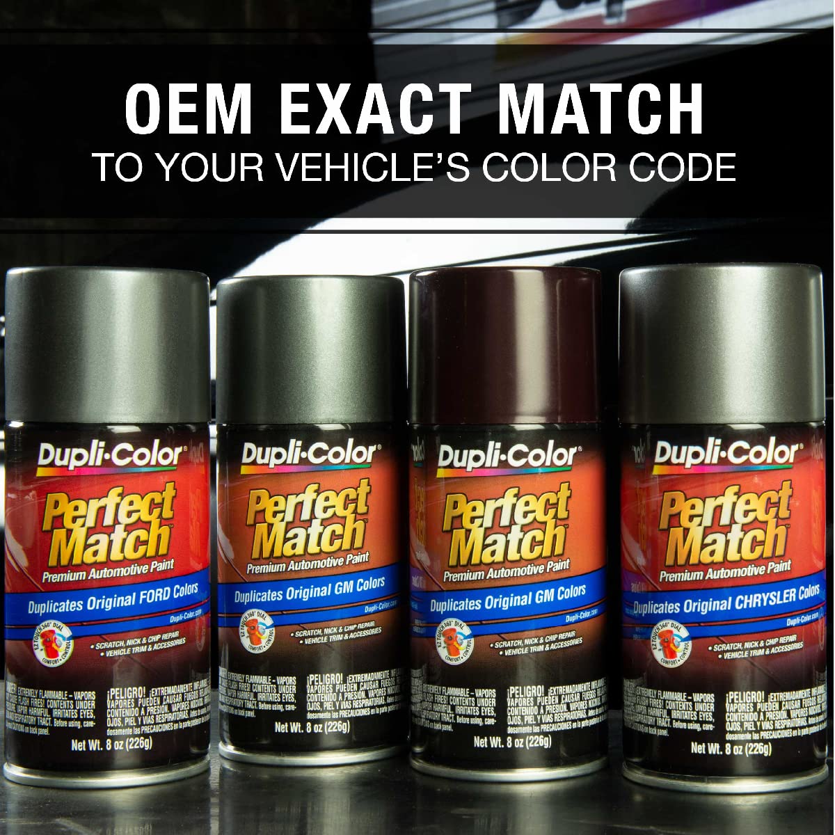 Dupli-Color Ebty15967 Perfect Match Automotive Spray Paint - Toyota Cashmere Beige Metallic, 4M9 - 8 Oz. Aerosol Can