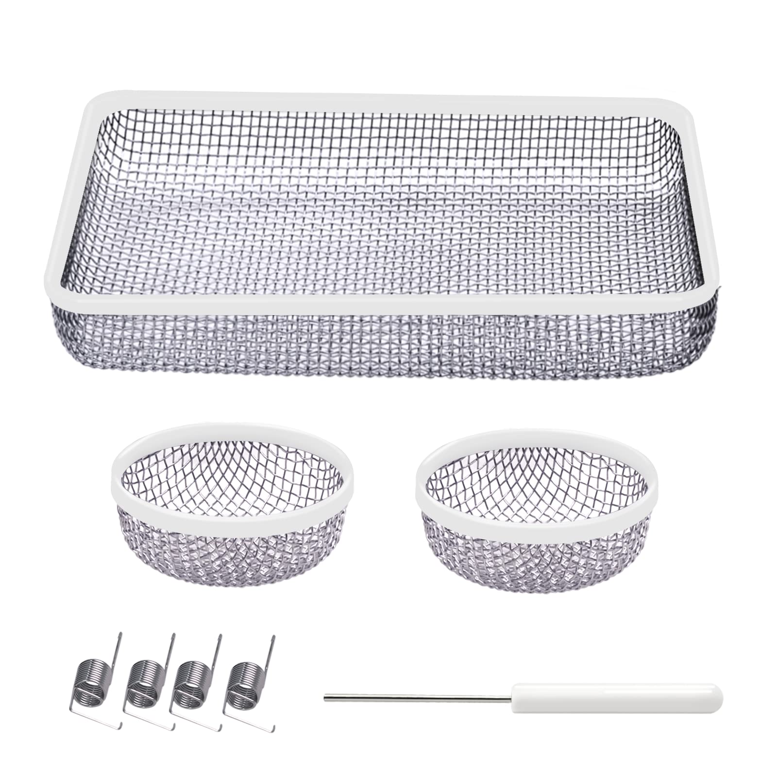 Eazy2Hd 3 Pack Rv Furnace Vent Cover Screens For Rv Water Heater Vent Cover Rv Bug Screen Flying Insect Screen Stainless Steel M