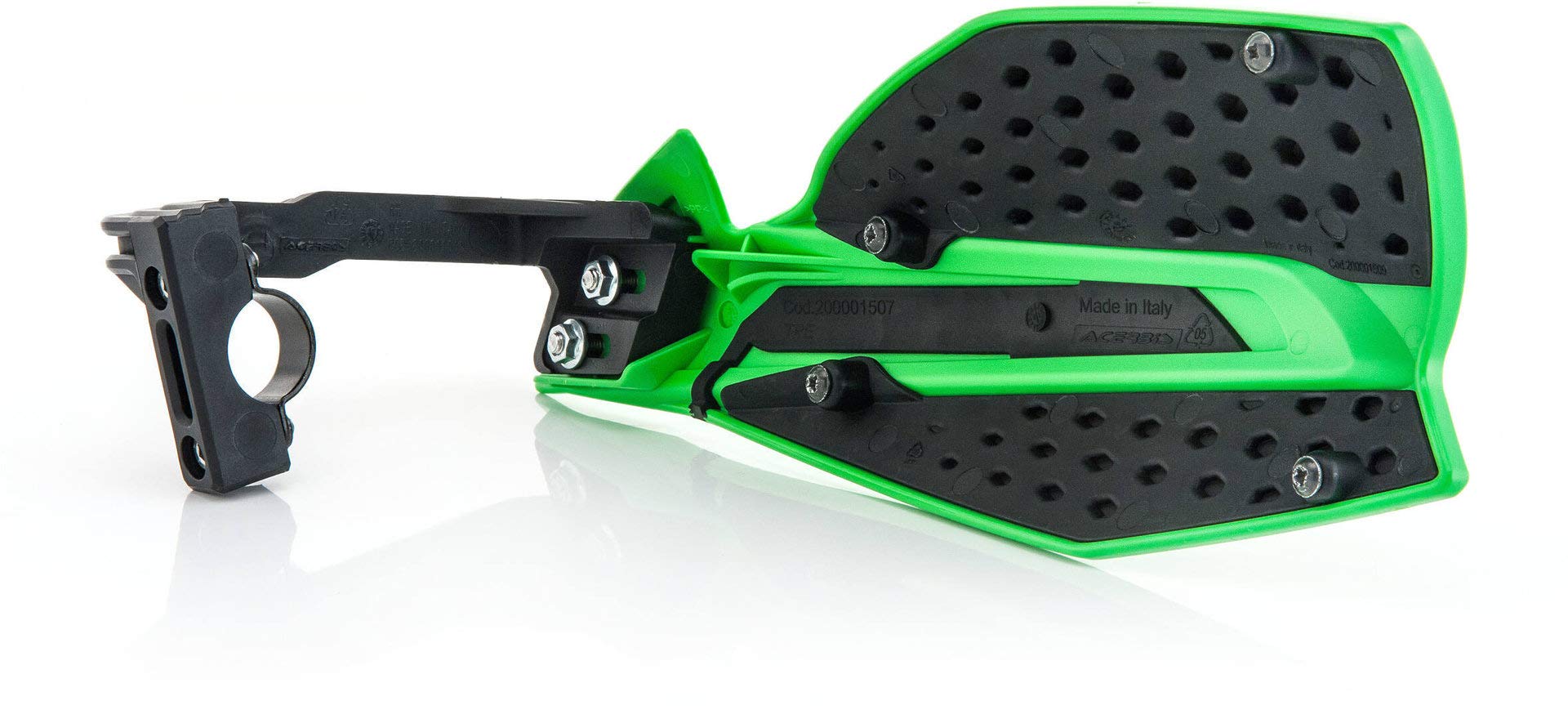Acerbis X-Ultimate Handguards - Black/Green (2645481043)
