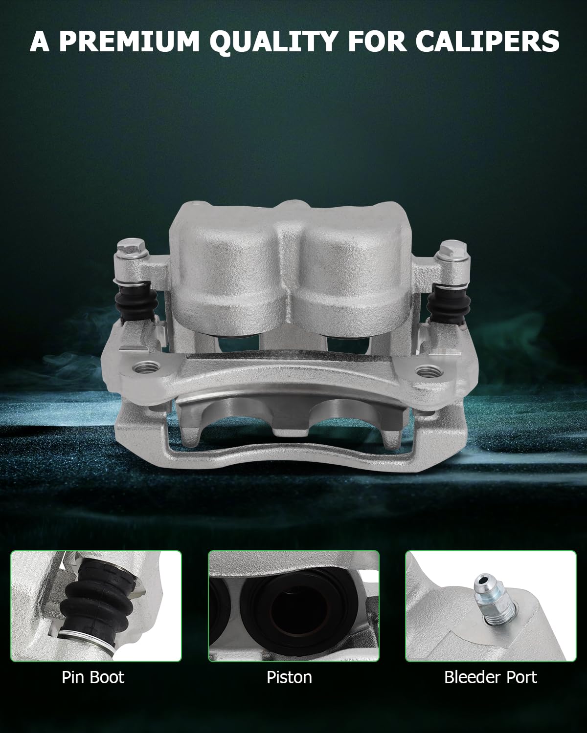 Scitoo 18B4950 Front Left Disc Brake Caliper Assembly W/Bracket For Chevy For Equinox 2005-2006,For Pontiac For Torrent 2006,For