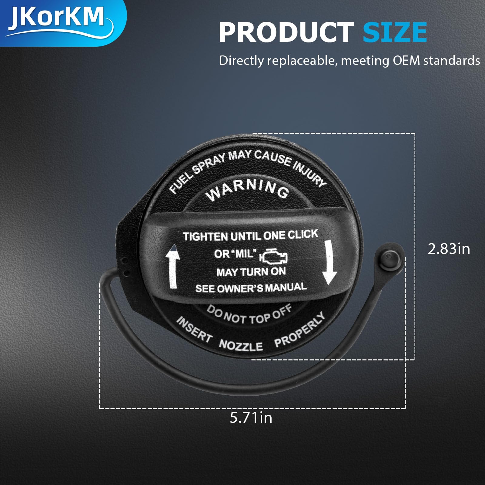 Jkorkm Gas Cap, Fuel Tank Cap For Audi A4 A5 A8 Quattro Q5 Rs5 S4 S5 S8 Sq5 Allroad,For Volkswagen Vw Jetta, Golf Alltrack R Spo