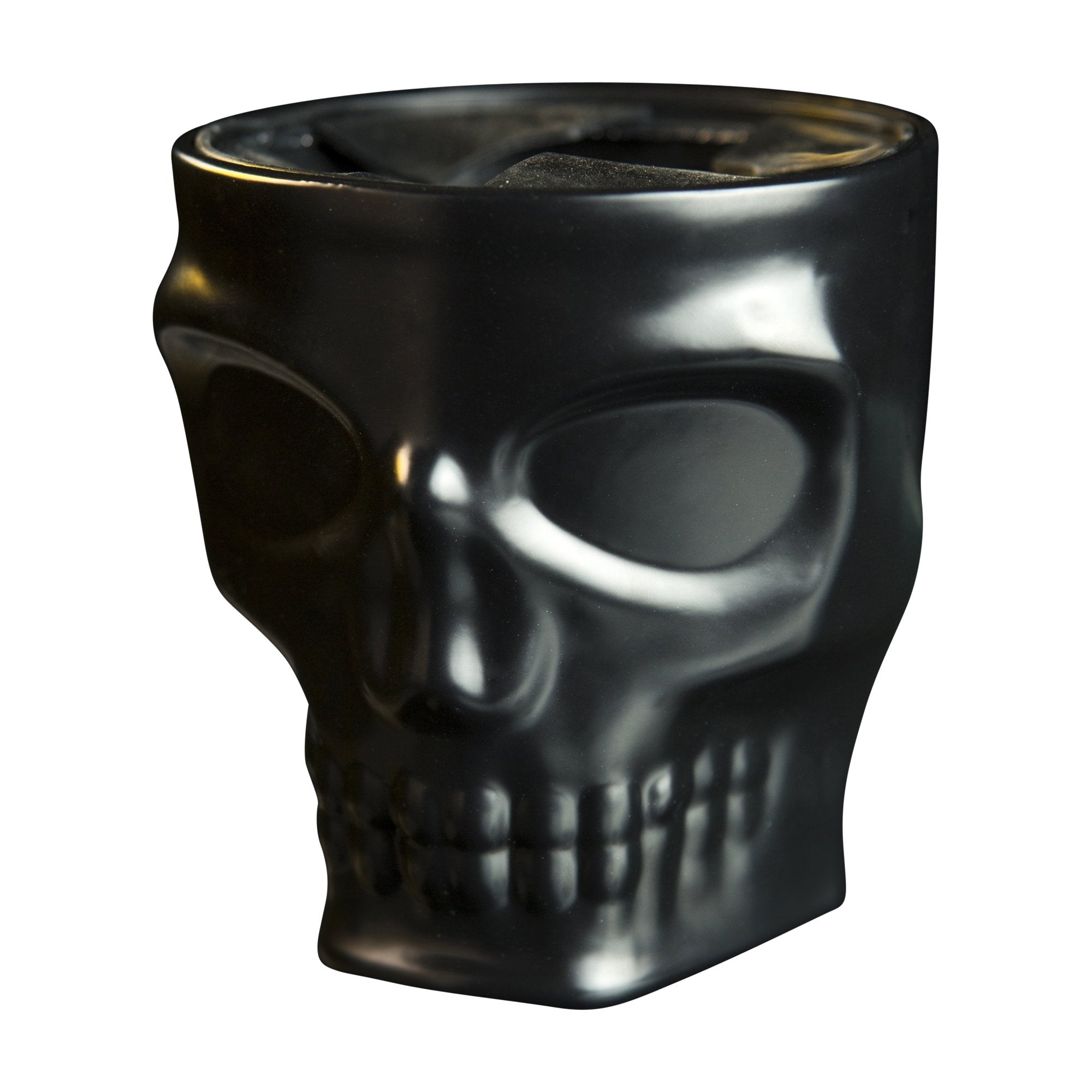 Kruzer Kaddy Barmount 1080 Flat Black Skull - Metal, Durable Design