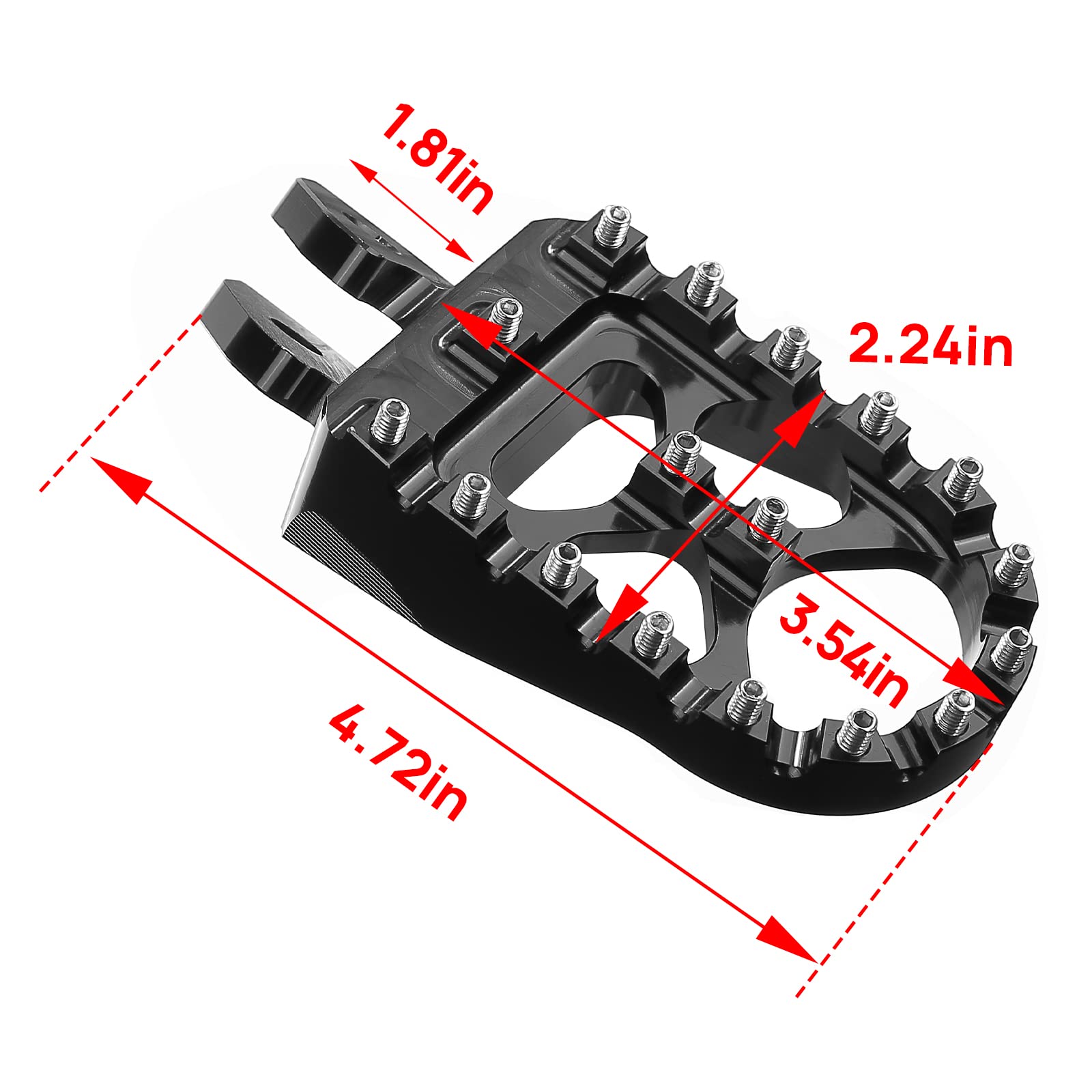 Kemimoto Motorcycle Foot Peg Foot Rest Compatible With Surron Light Bee X/S Footpegs X260 And X160 Talaria Sting Mx3 Mx4 Talaria