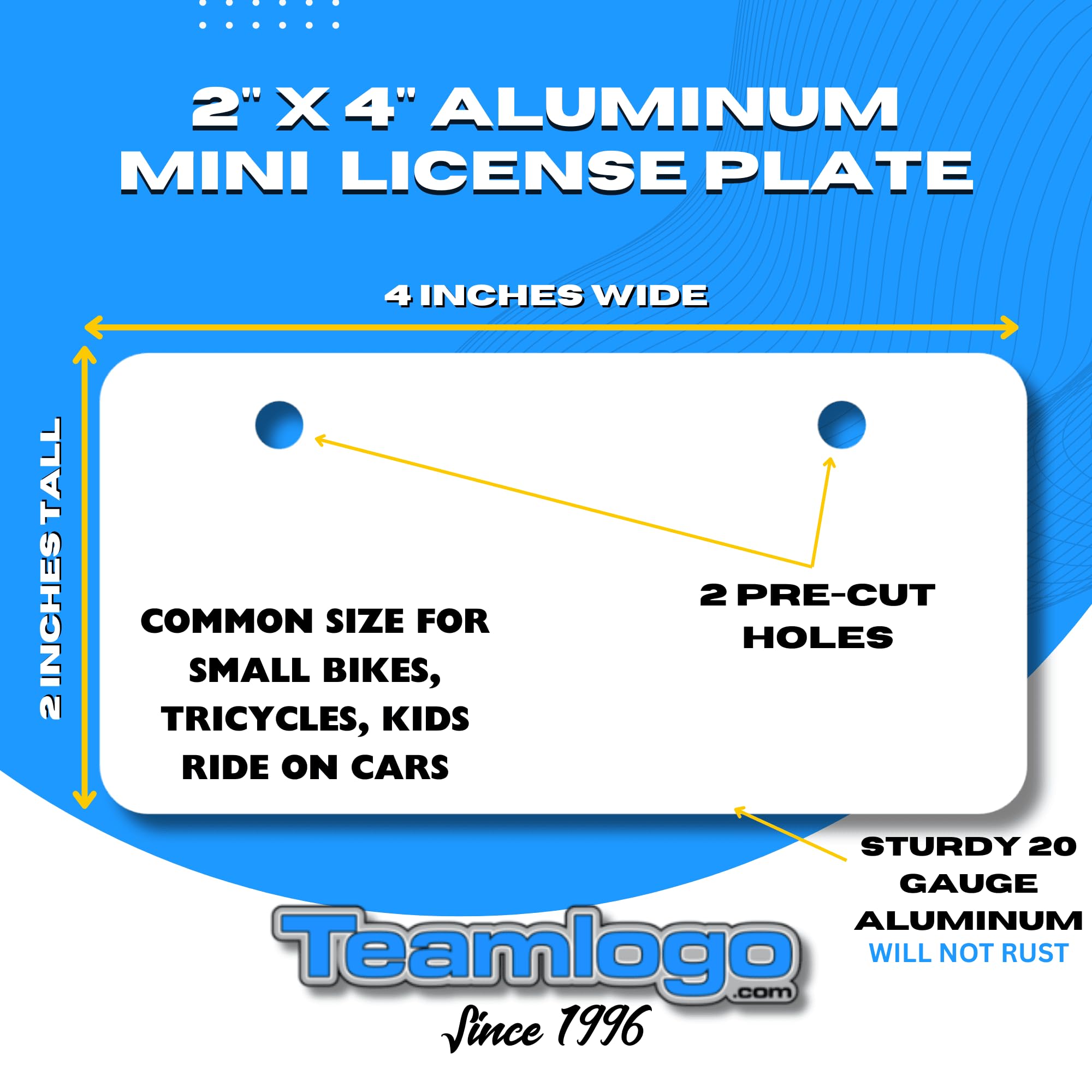 Teamlogo - Personalized Missouri License Plate - Custom Aluminum Name, Text, Or Number Plate - Customized License Bike Accessori
