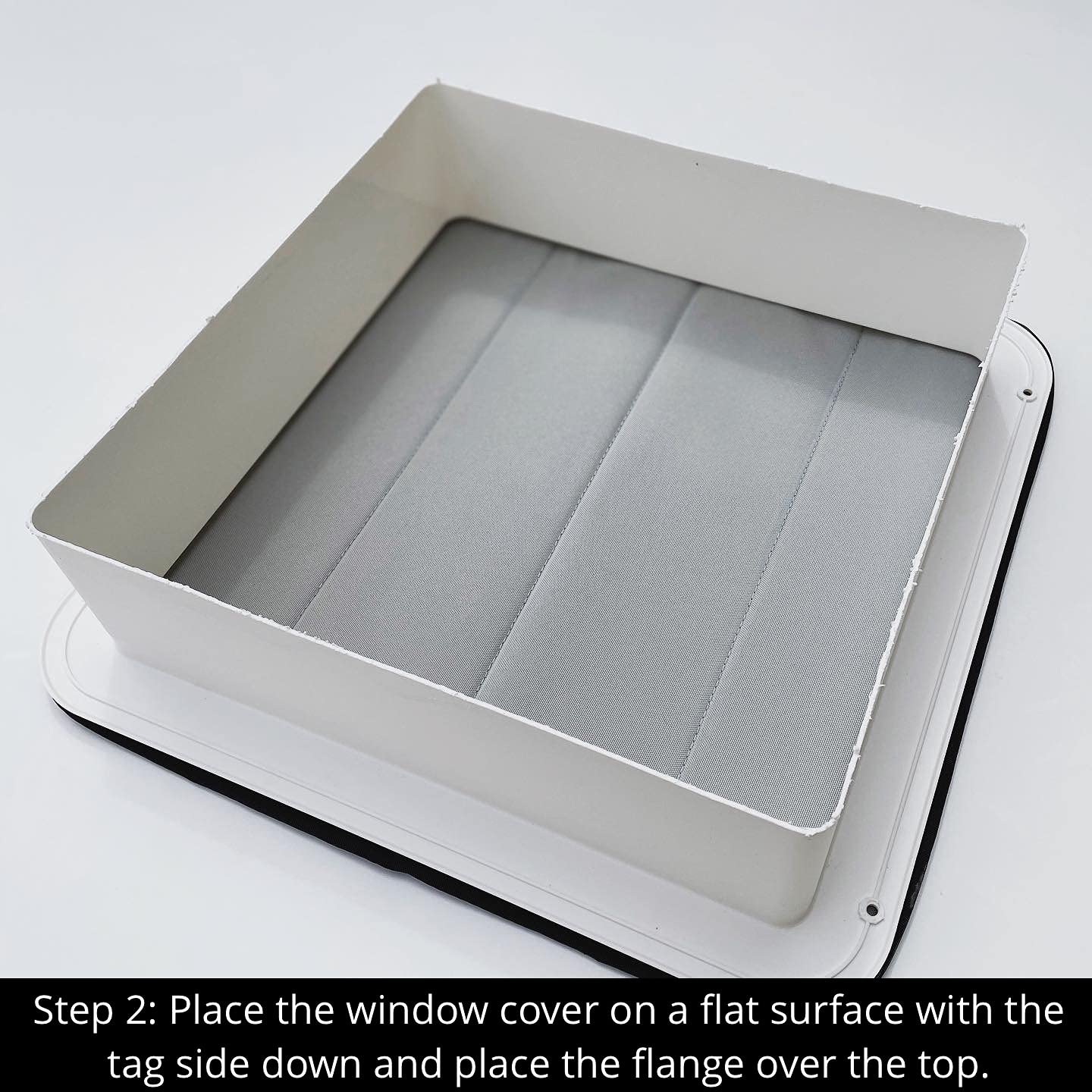 VanEssential Magnetic Insulated Roof Vent Sun Cover for MaxxAir & Fantastic Fan, 16.5" x 16.5", Cool Gray, Aluminum
