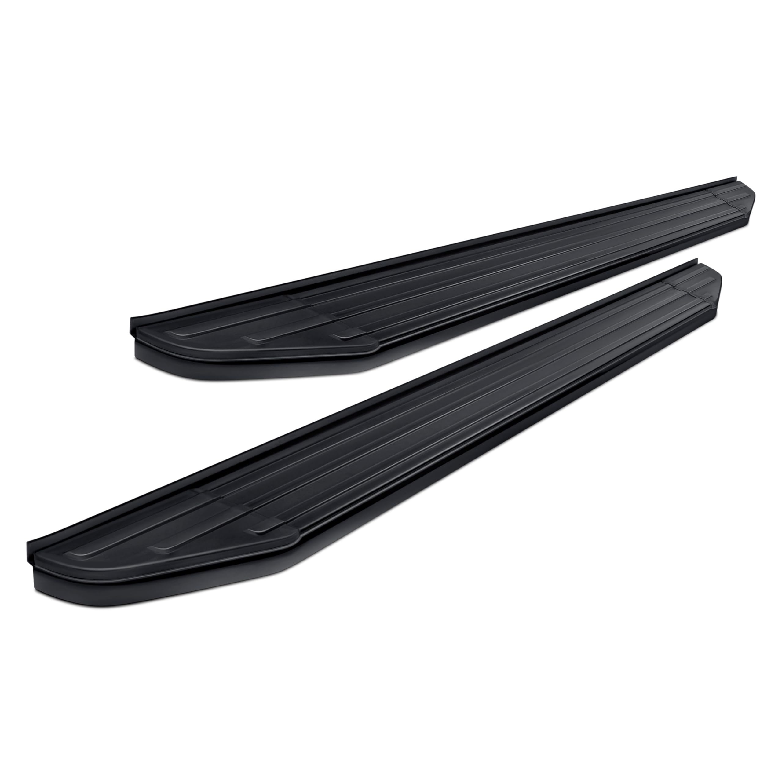 Black Horse Peerless Running Boards Black Compatible With 2019-2025 Ram 1500 Quad Cab (Excl. 2019-2025 Ram 1500 Classic)-Pr-R279Bk