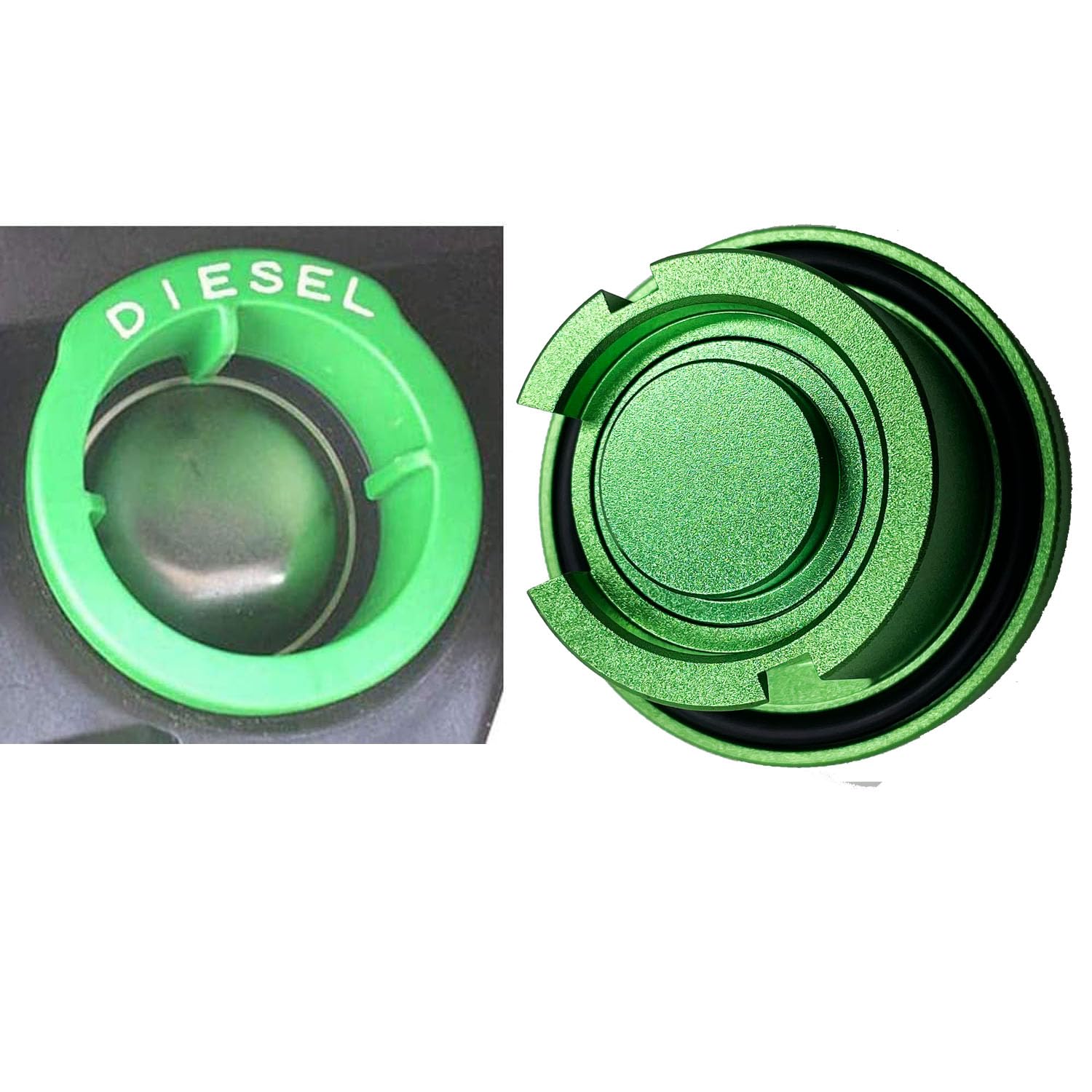 DOCA Diesel Cap for 2019-2025 Dodge Ram 1500 2500 3500, Aluminum, Durable Design