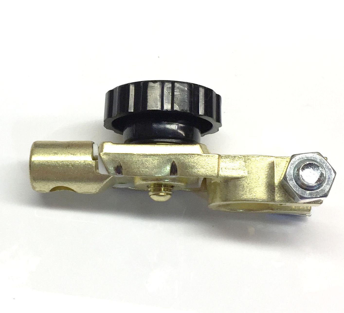 GAMA Electronics Top Post Battery Master Disconnect Switch, Brass, Black, Model BS200
