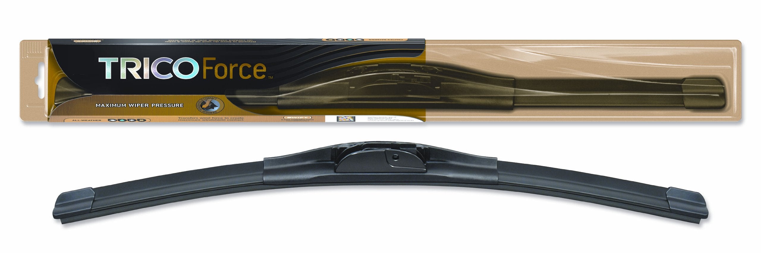 Trico 25-160 Force Premium Performance Beam Wiper Blade, 16''