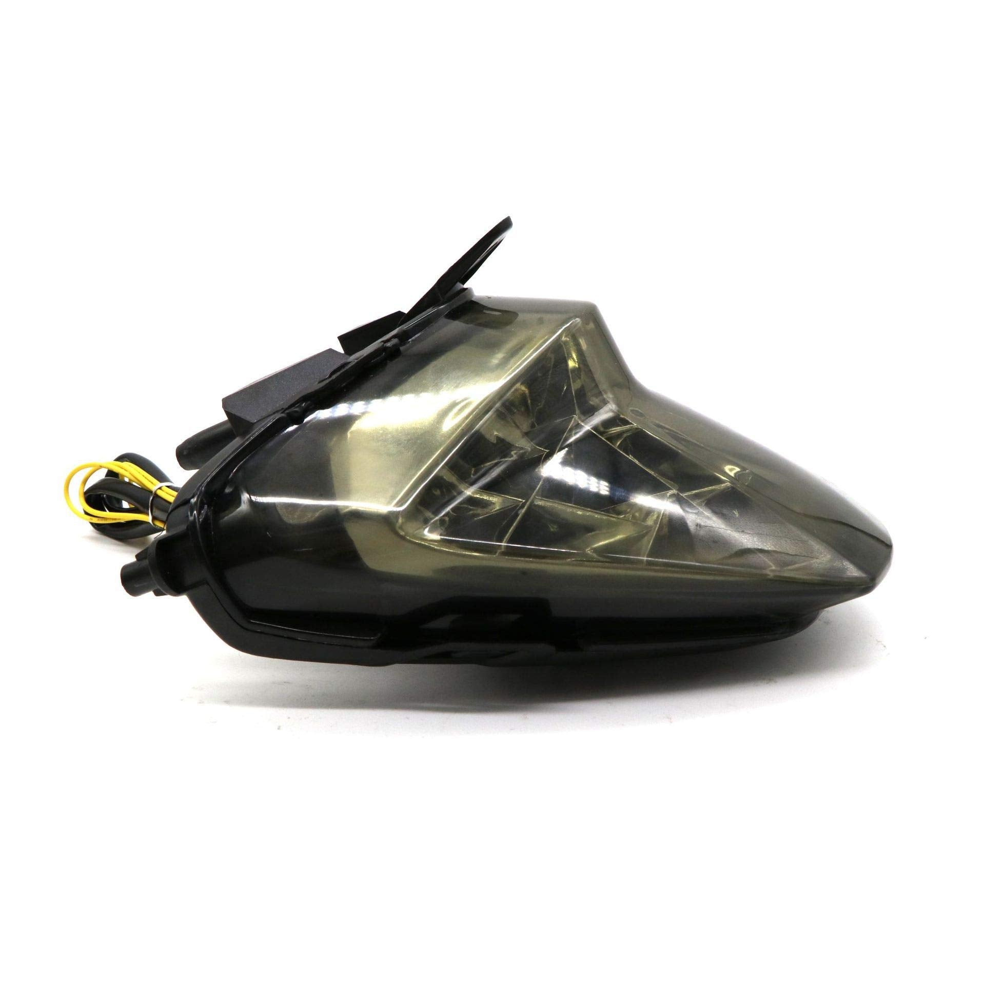 Mzs Motorcycle Tail Light, Led Integrated Turn Signal Blinker Smoke Compatible With Cbr250R 2011-2013 / Cb300F 2015-2018 / Cbr30